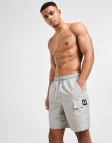 Fred Perry Badge Cargo Swim Shorts