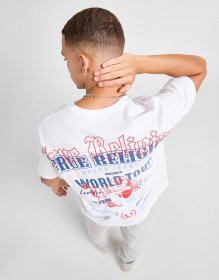 True Religion Multi Logo Back T-Shirt