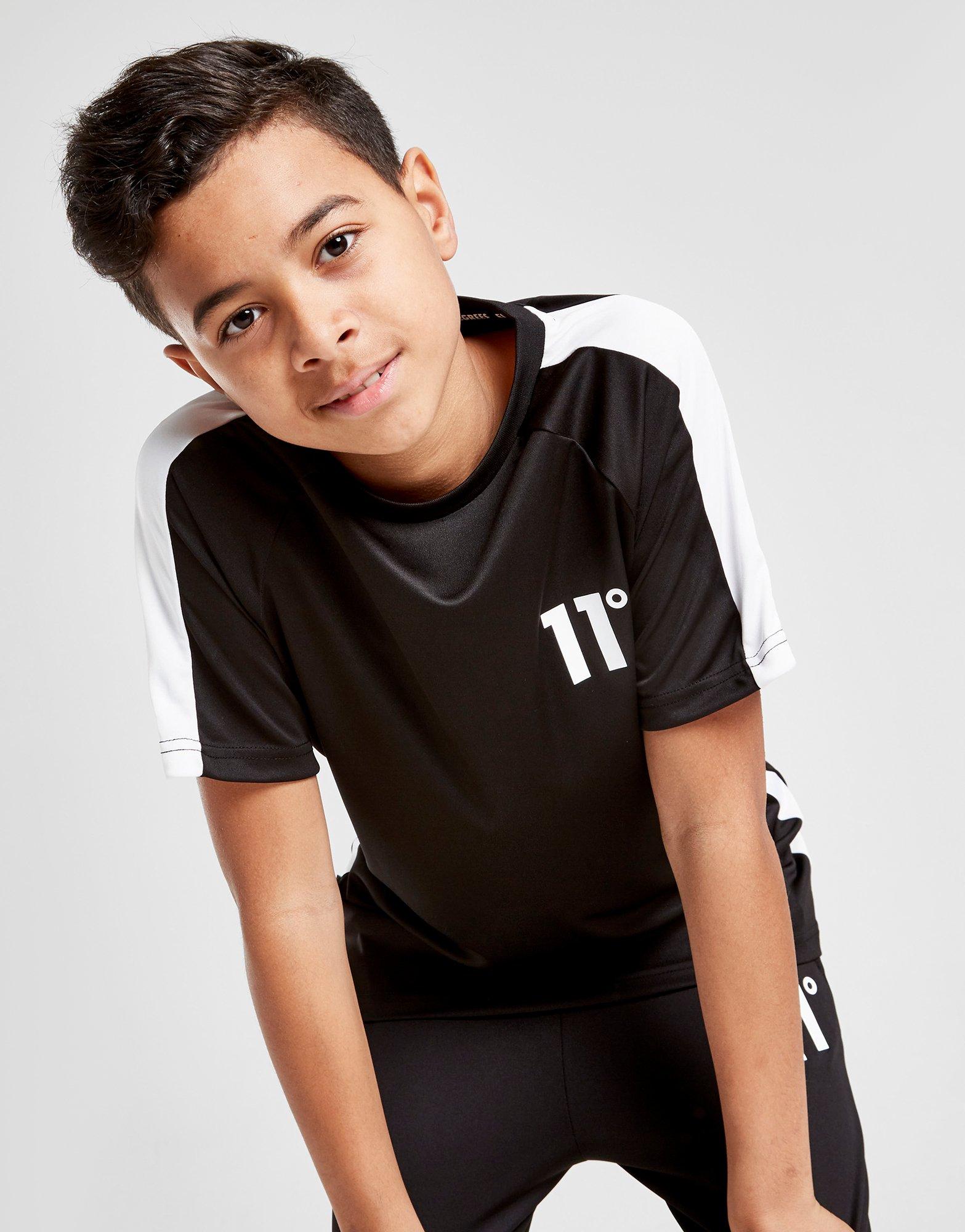 11 Degrees Cut & Sew Poly Panel T-Shirt Kinder