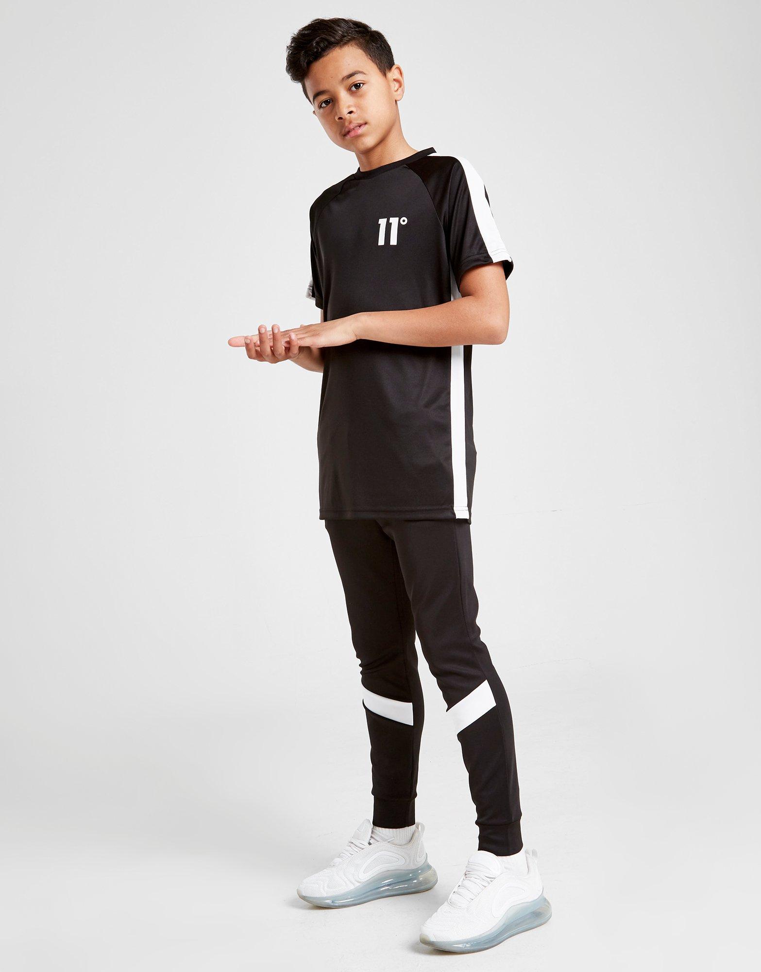 11 Degrees Cut & Sew Poly Panel T-Shirt Kinder