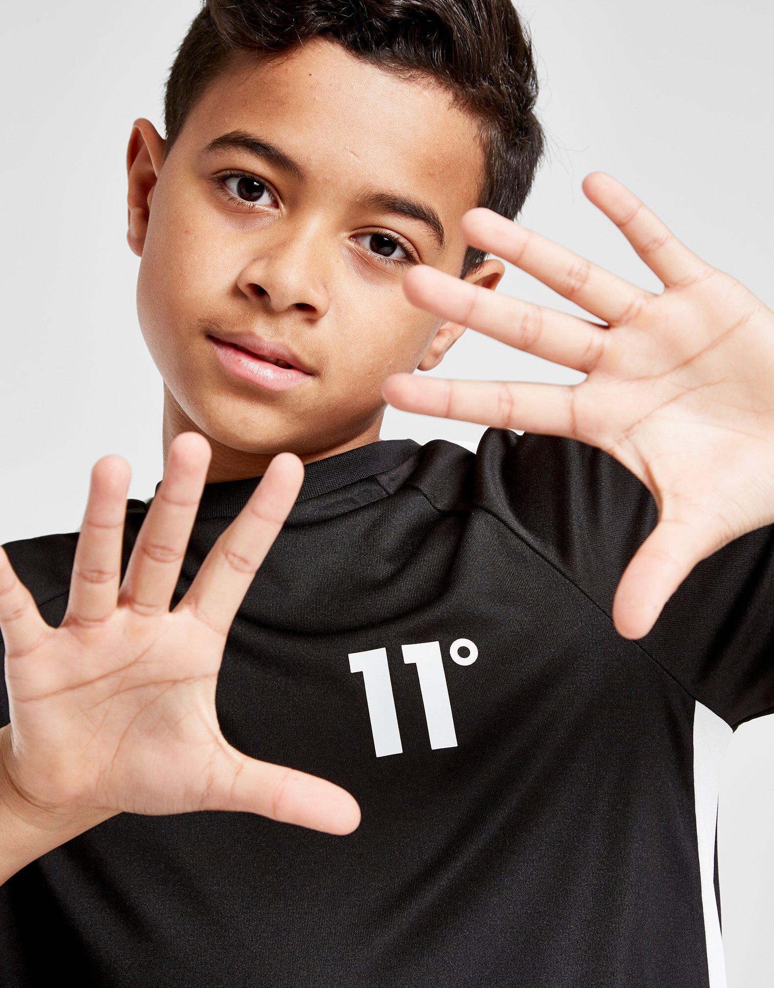 11 Degrees Cut & Sew Poly Panel T-Shirt Kinder