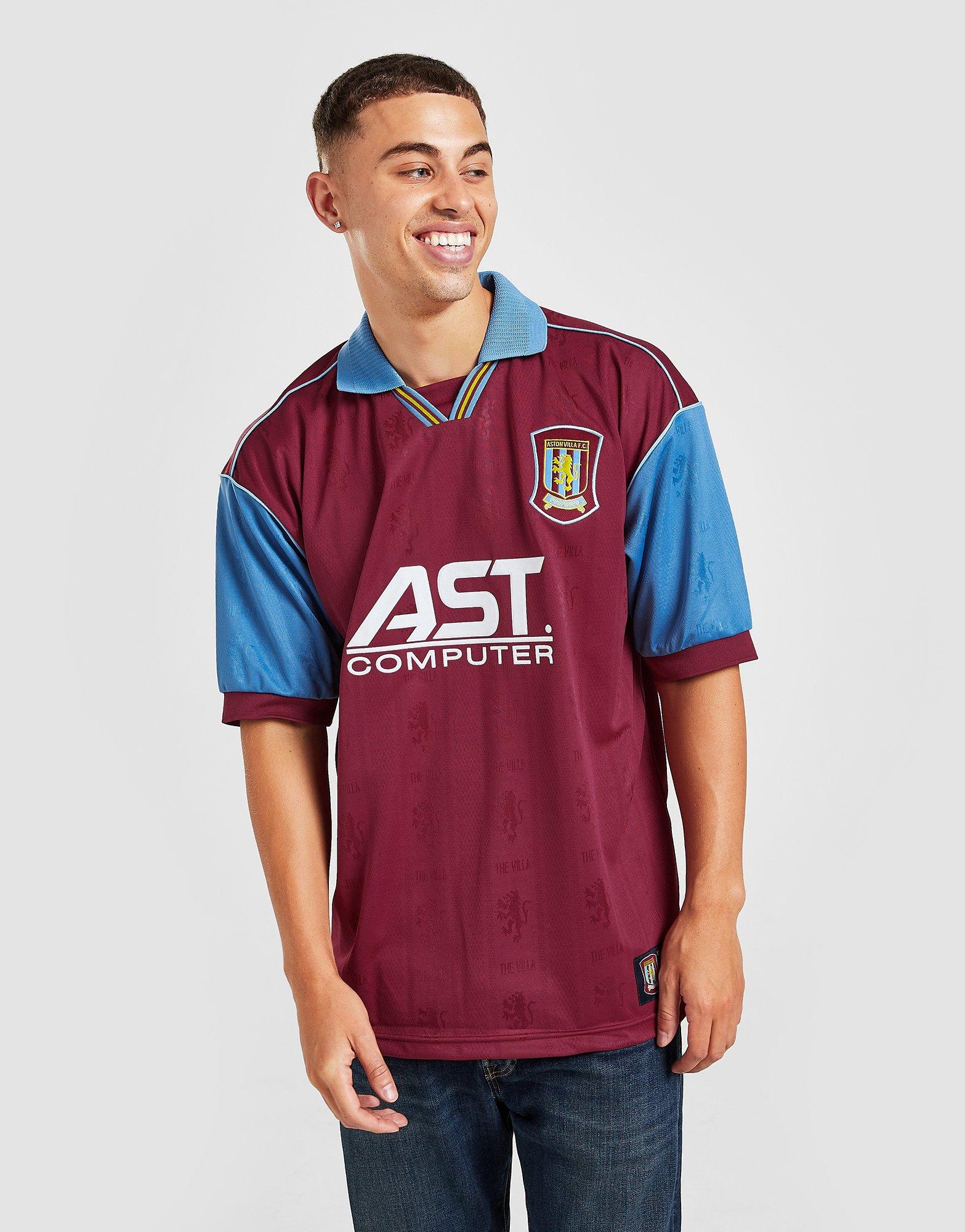 Score Draw Aston Villa FC \'96 Retro Heim Shirt Score Draw Aston Villa FC \'96 Retro Heim Shirt