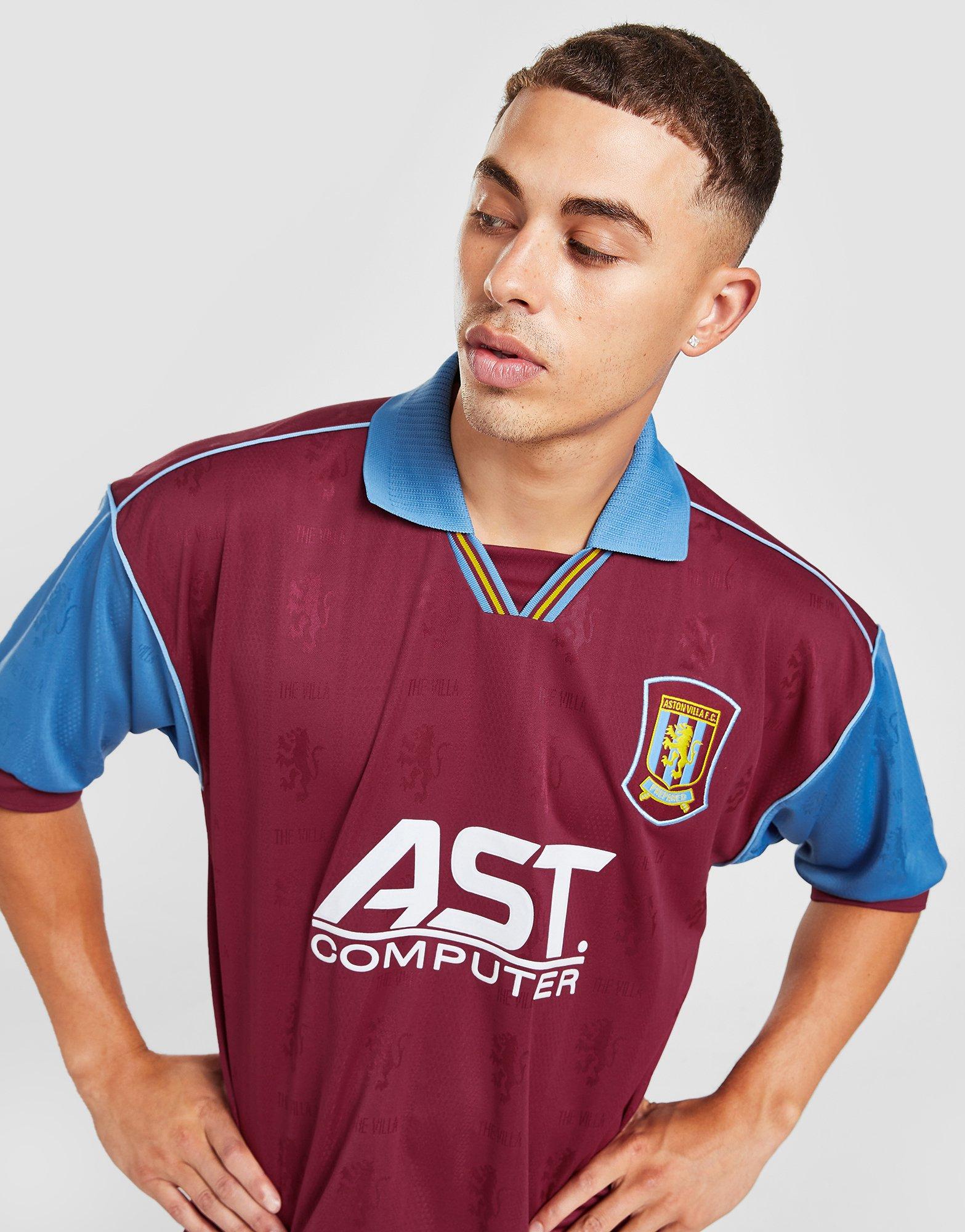 Score Draw Aston Villa FC \'96 Retro Heim Shirt Score Draw Aston Villa FC \'96 Retro Heim Shirt