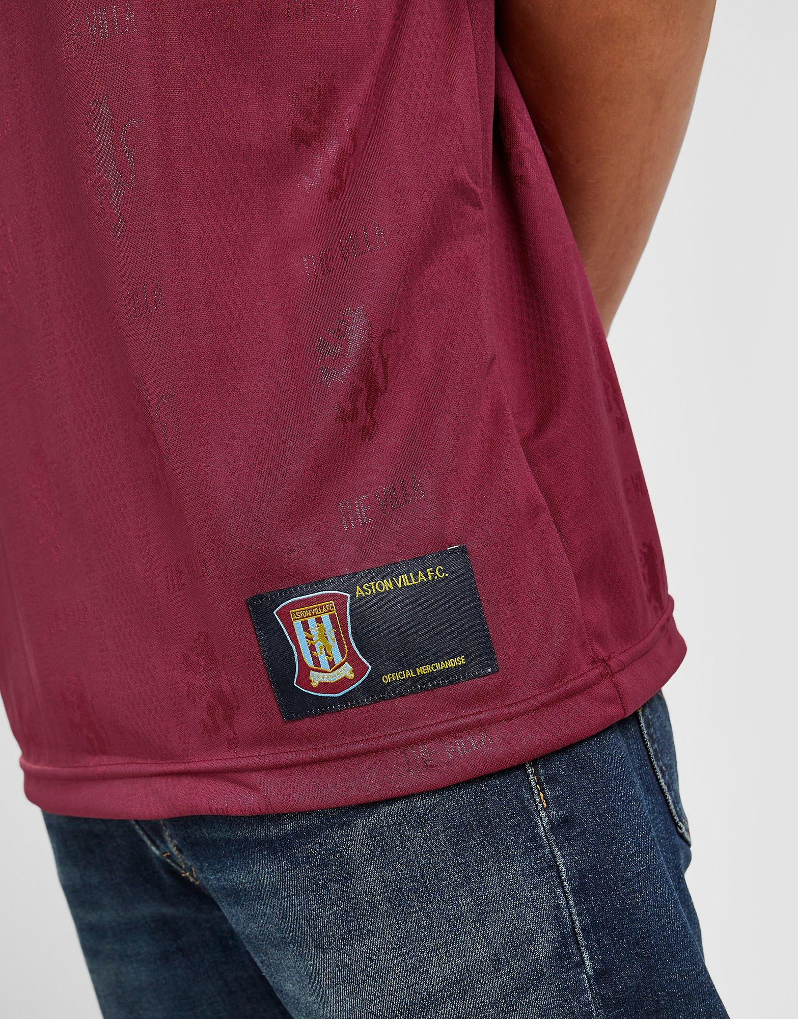 Score Draw Aston Villa FC \'96 Retro Heim Shirt Score Draw Aston Villa FC \'96 Retro Heim Shirt