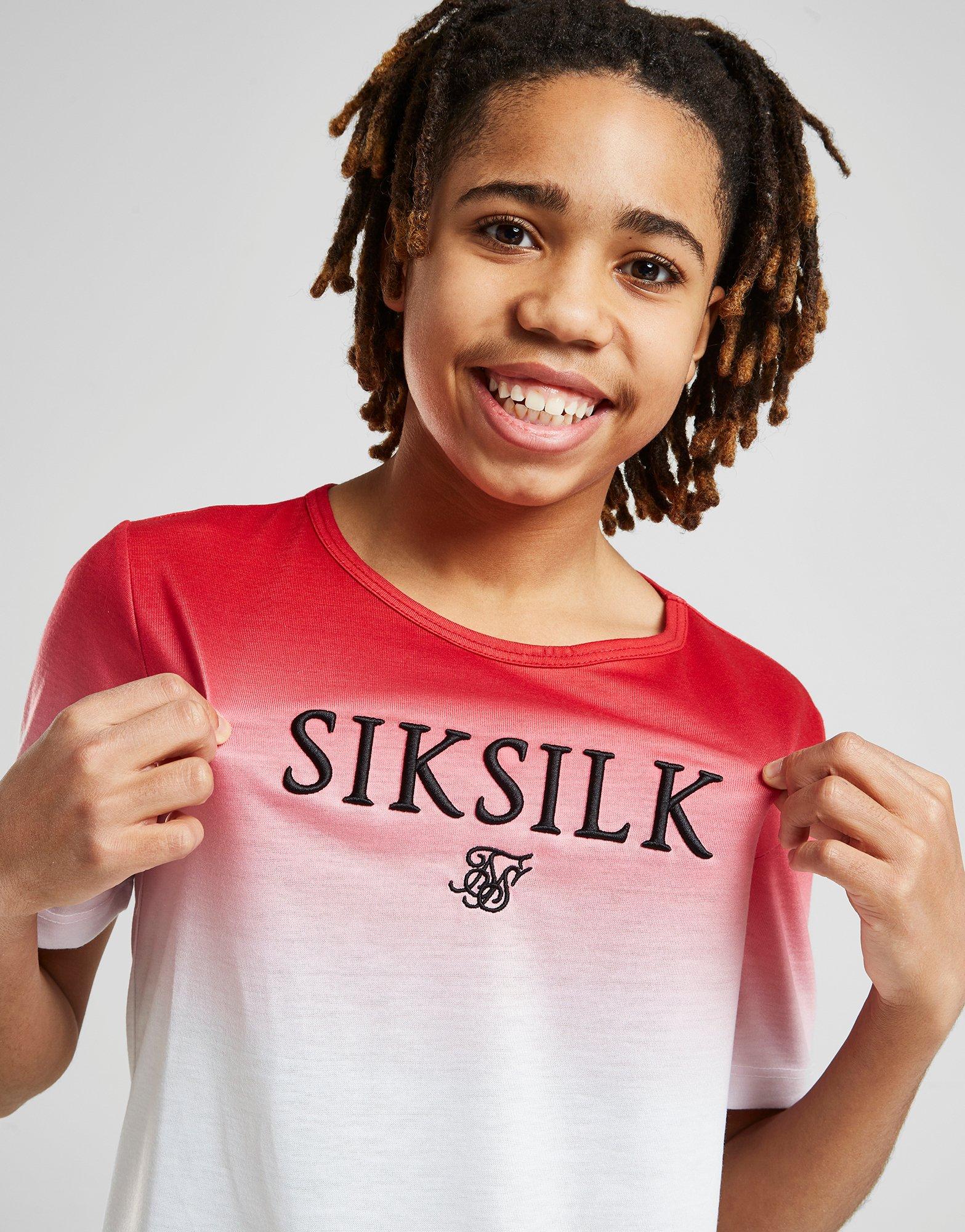 SikSilk High Fade T-Shirt Kinder