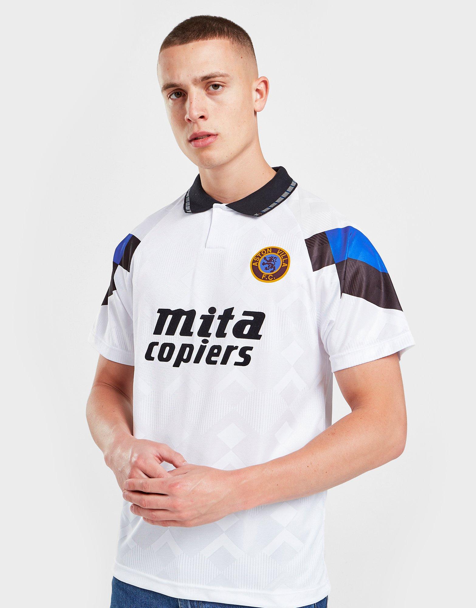 Score Draw Aston Villa FC \'90 Retro Auswärts Shirt Score Draw Aston Villa FC \'90 Retro Auswärts Shirt