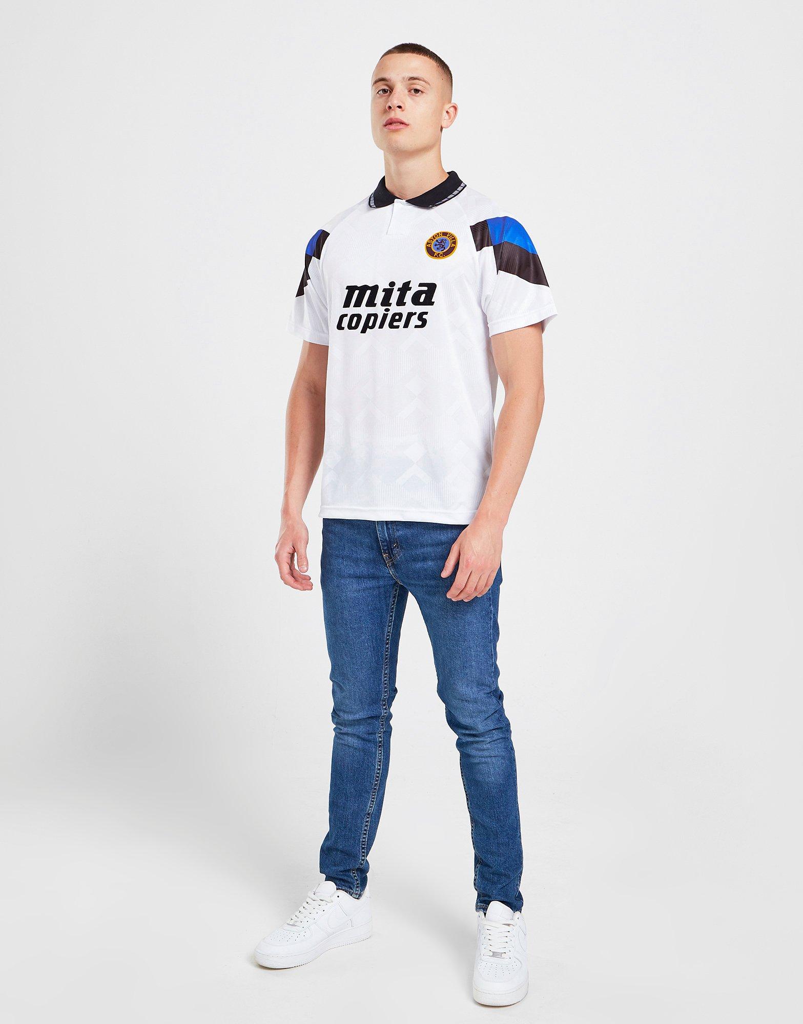 Score Draw Aston Villa FC \'90 Retro Auswärts Shirt Score Draw Aston Villa FC \'90 Retro Auswärts Shirt