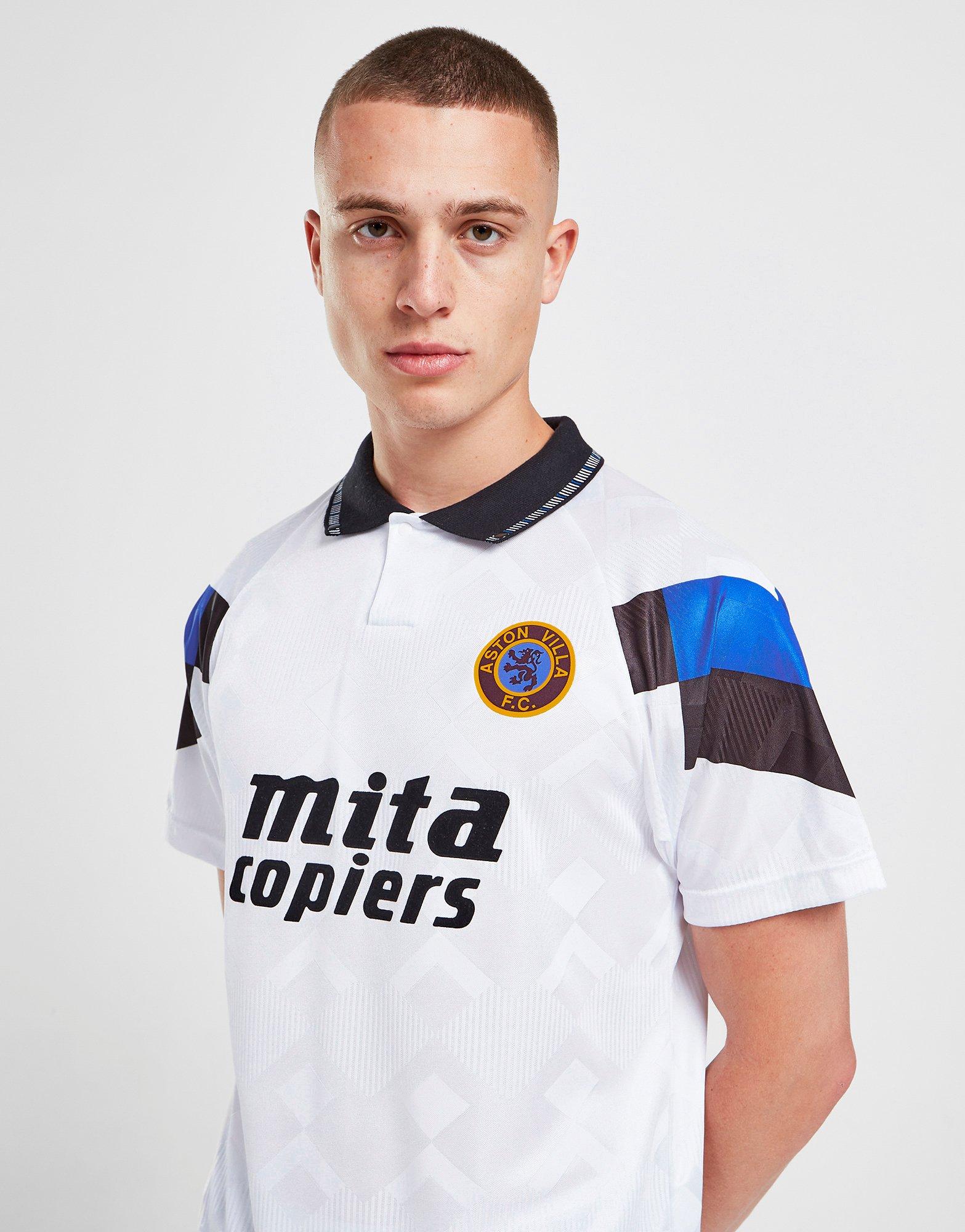 Score Draw Aston Villa FC \'90 Retro Auswärts Shirt Score Draw Aston Villa FC \'90 Retro Auswärts Shirt