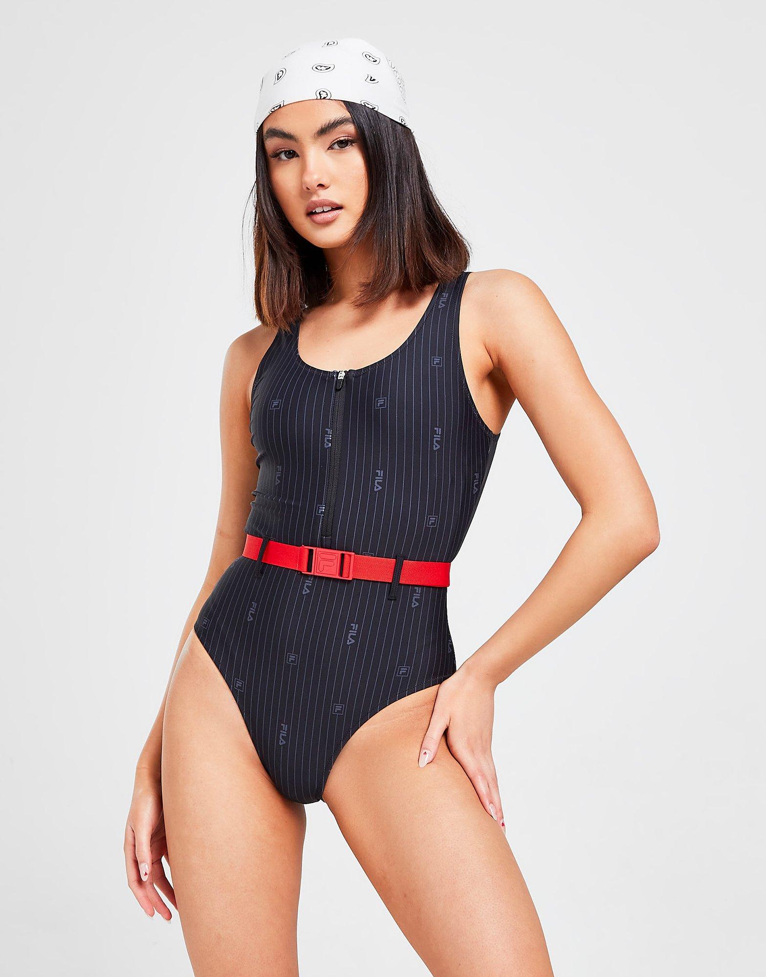 Fila Stripe Zip Badeanzug Damen