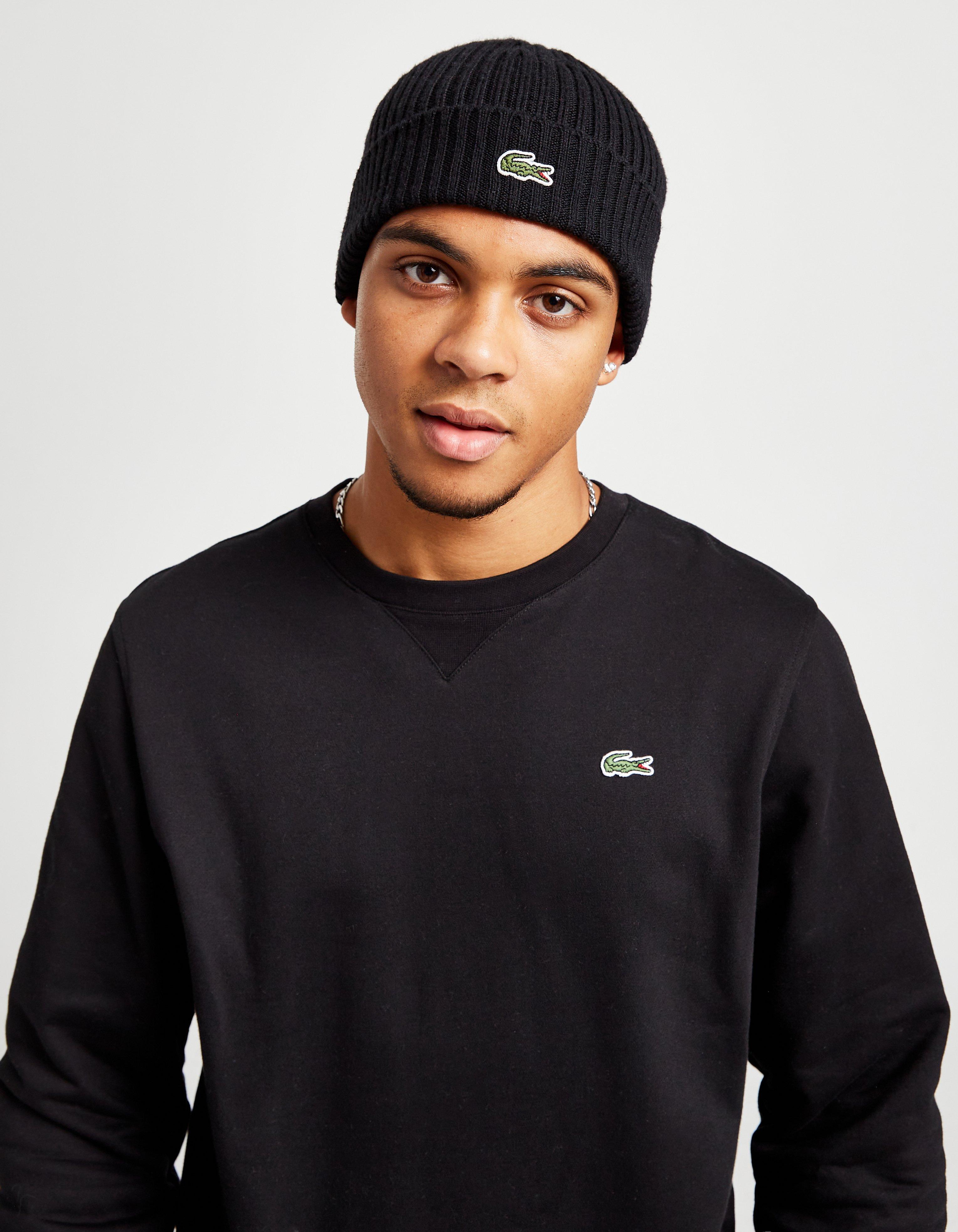 Lacoste Ribbed Beanie Mütze