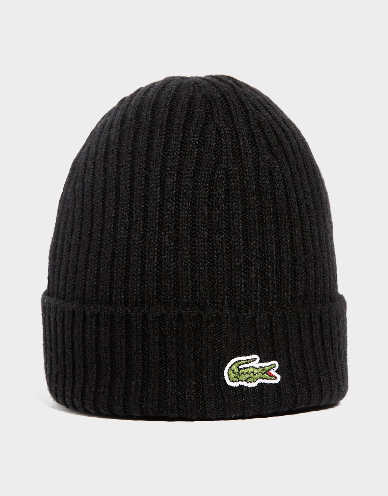 Lacoste Ribbed Beanie Mütze