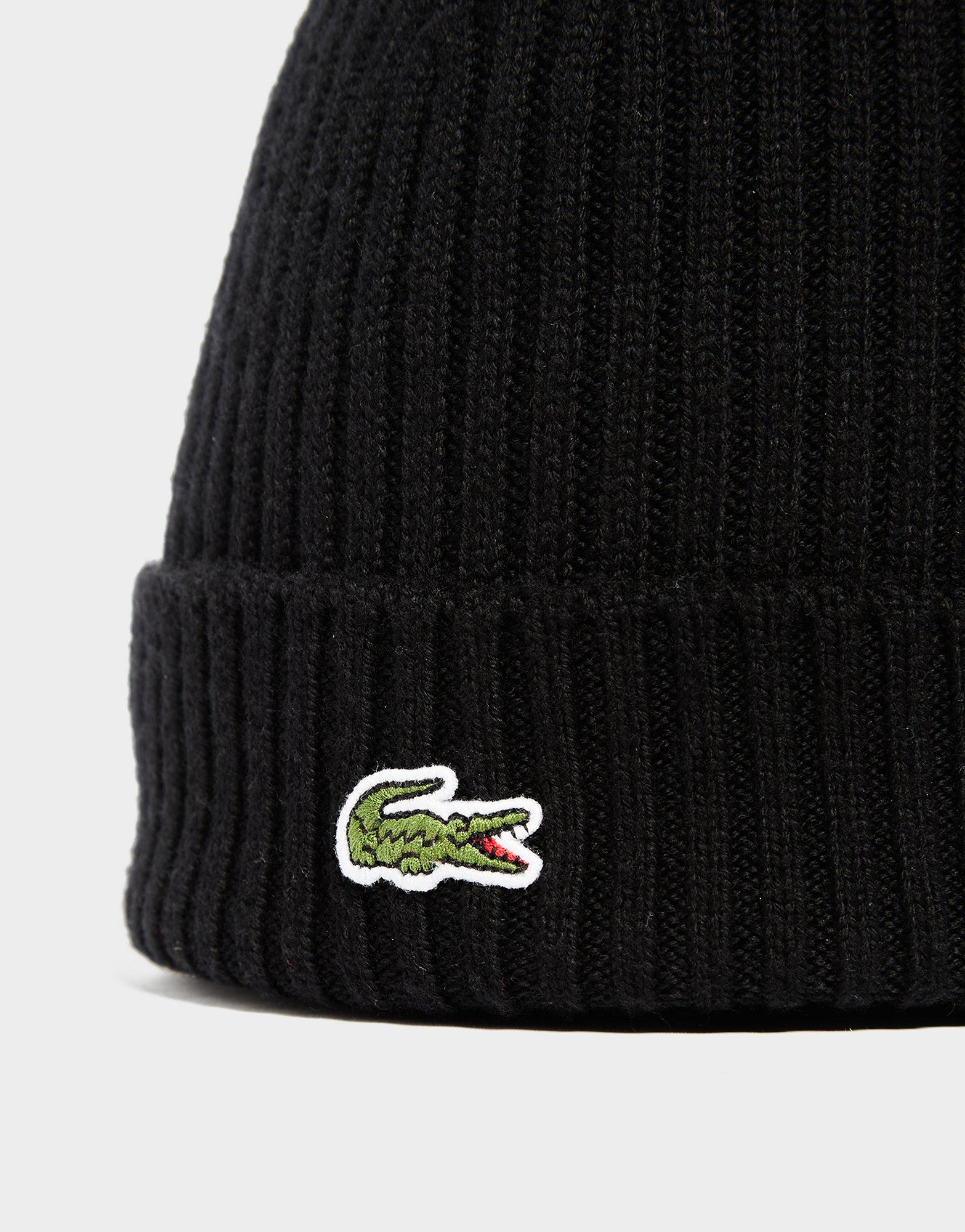 Lacoste Ribbed Beanie Mütze