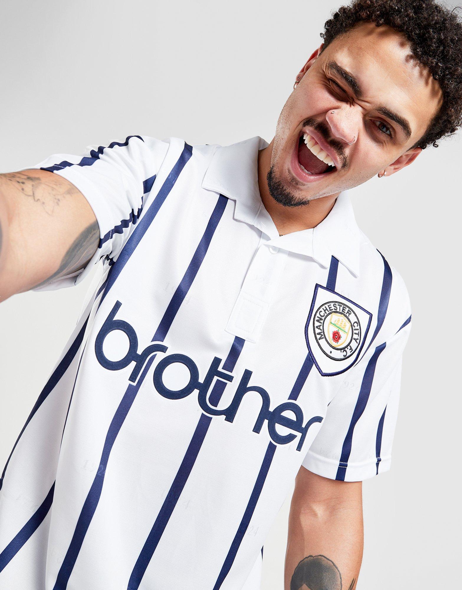 Score Draw Manchester City FC \'93 Retro Away Shirt Herren