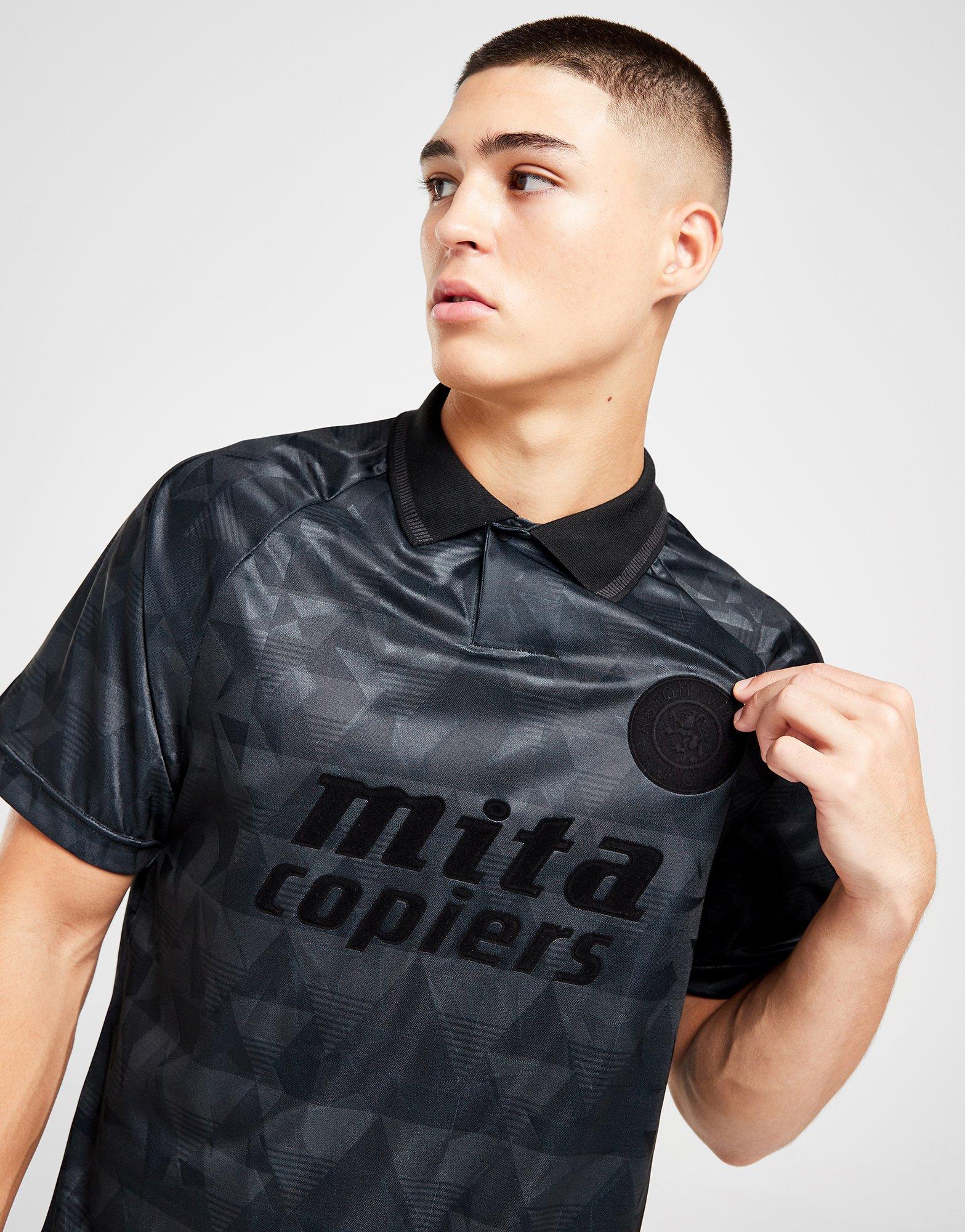 Score Draw Aston Villa FC \'90 Blackout Retro Shirt