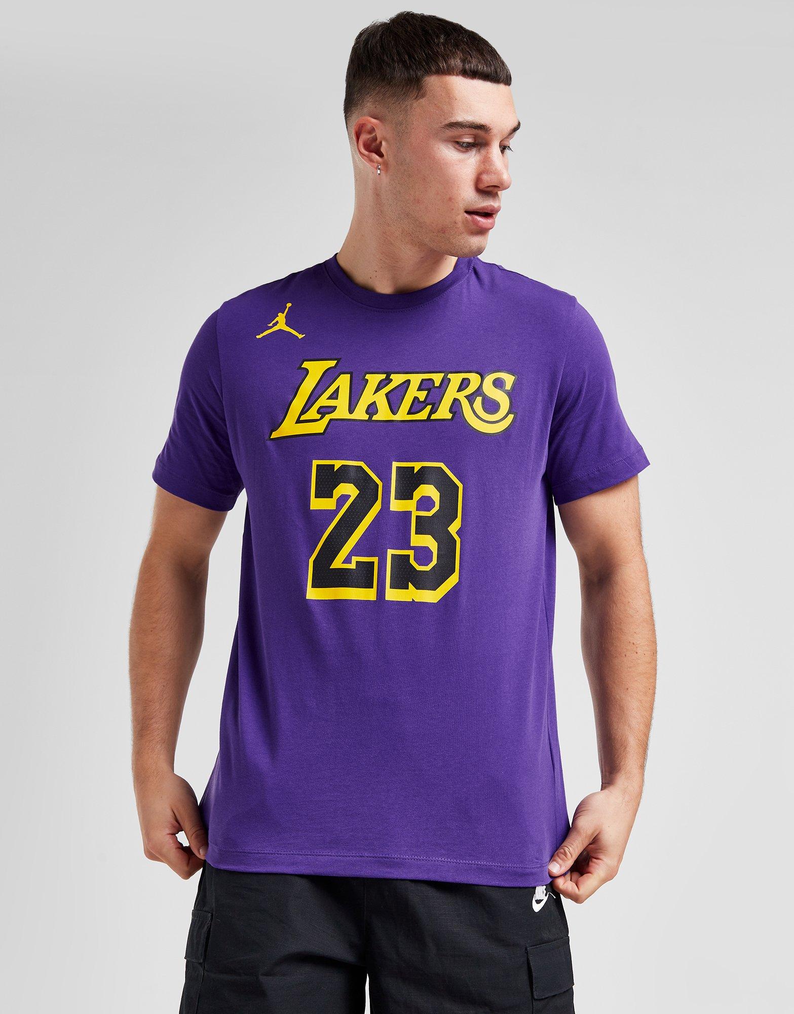 Jordan NBA LA Lakers James #23 Statement T-Shirt