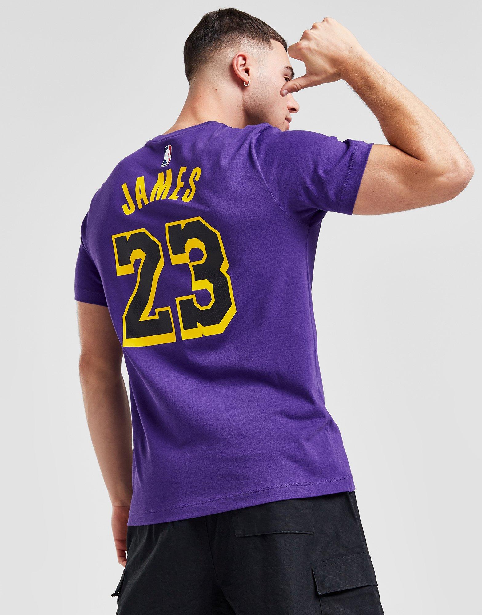 Jordan NBA LA Lakers James #23 Statement T-Shirt