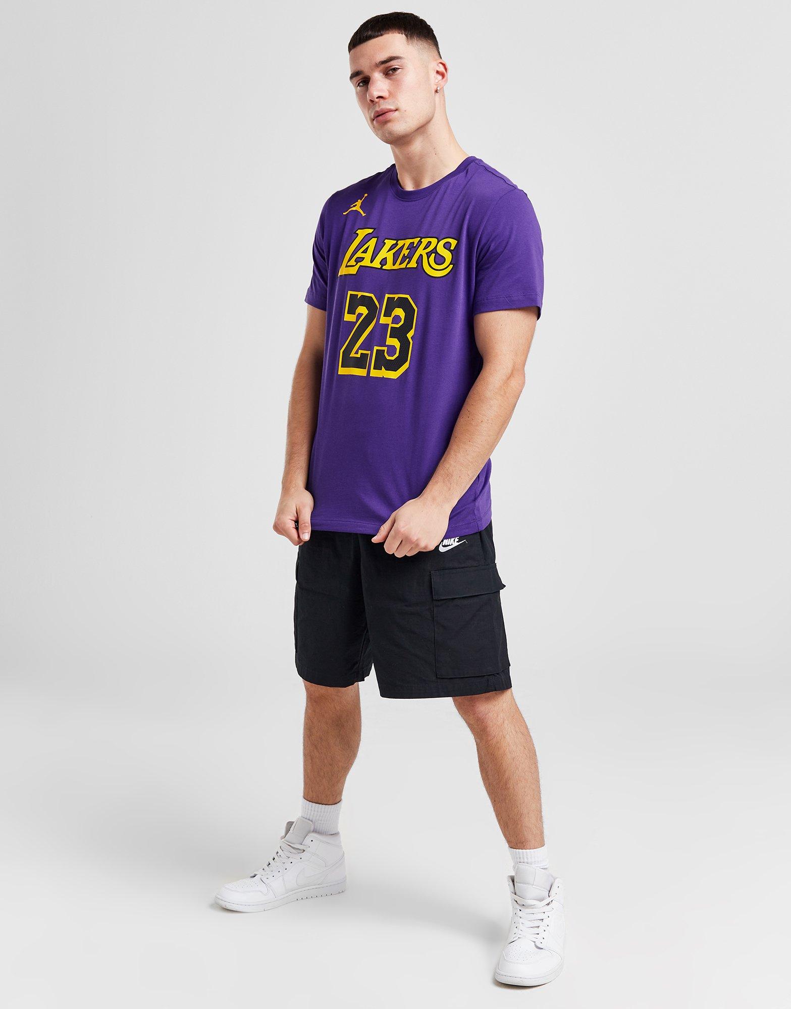 Jordan NBA LA Lakers James #23 Statement T-Shirt