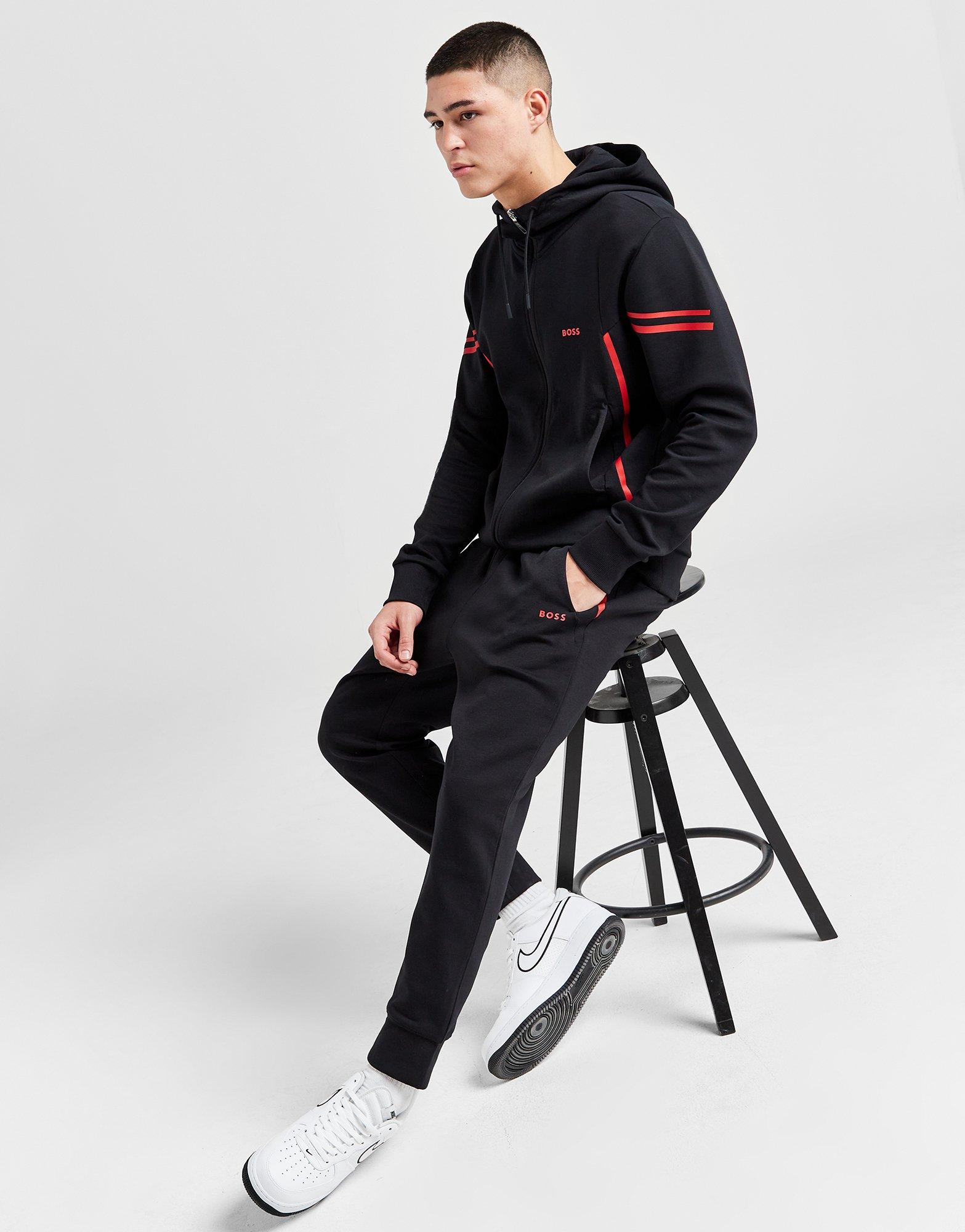 BOSS Pixel Hooded Full Zip Trainingsanzug