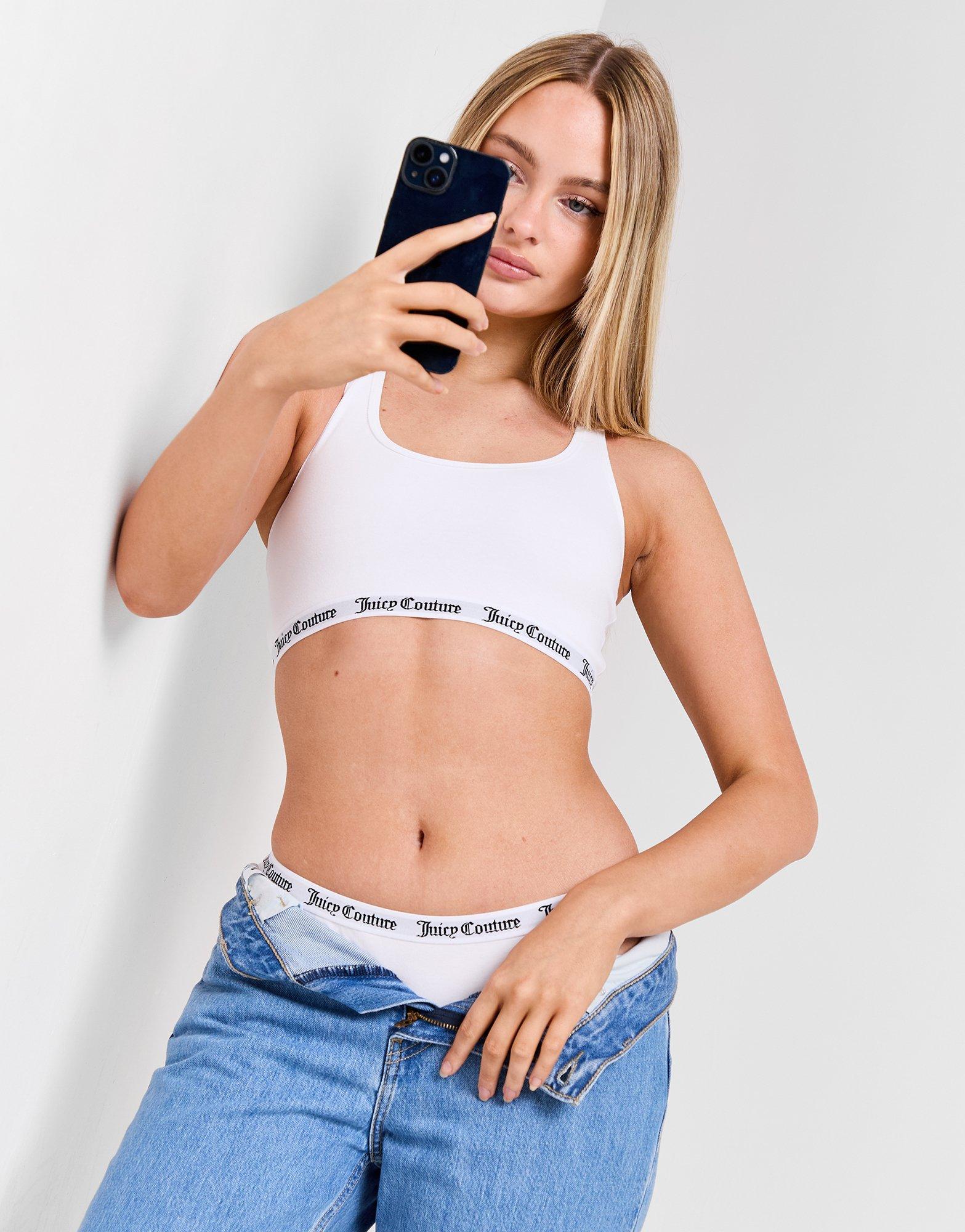 JUICY COUTURE Cotton Logo String JUICY COUTURE Cotton Logo String