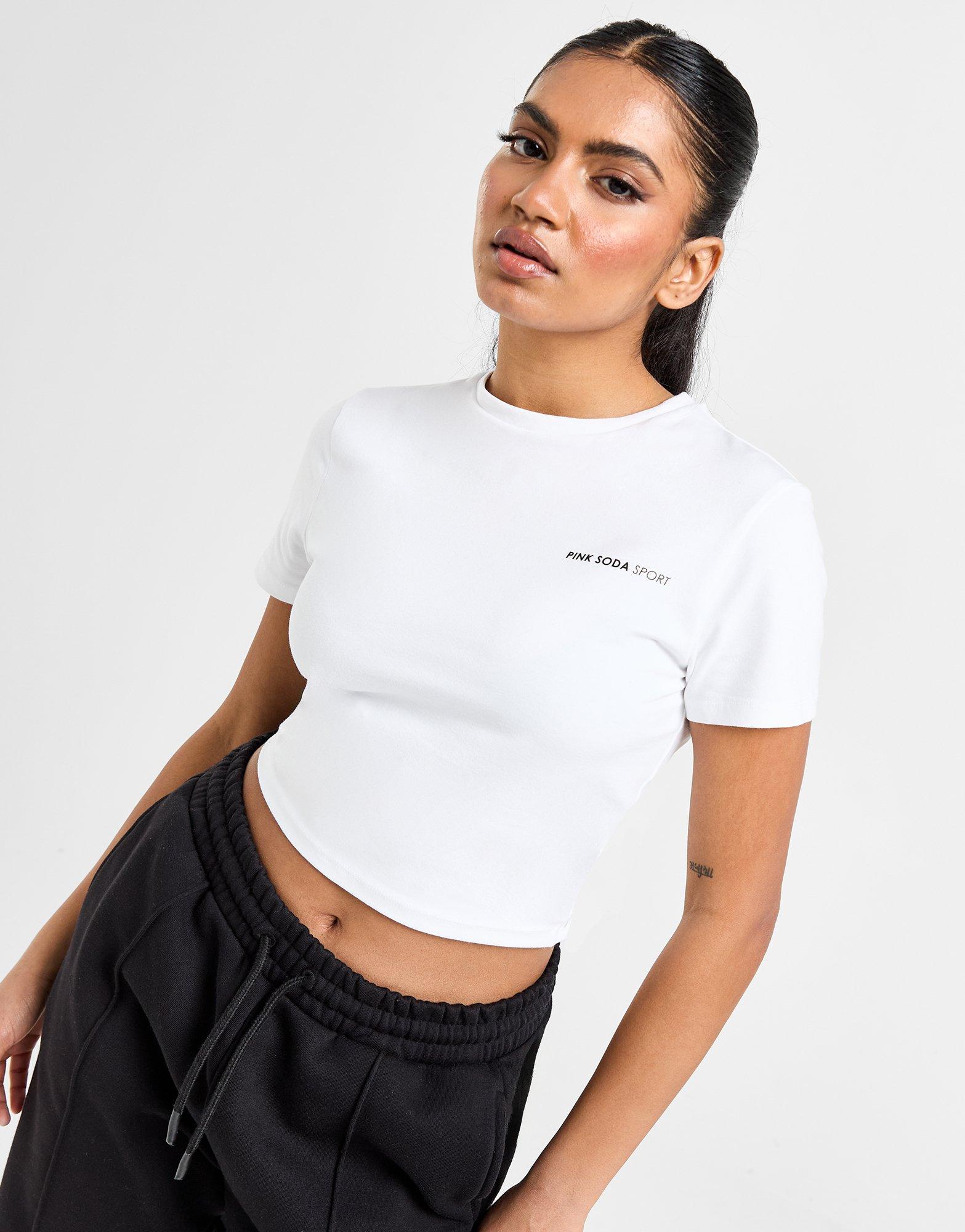 Pink Soda Sport Prana Slim Crop T-Shirt