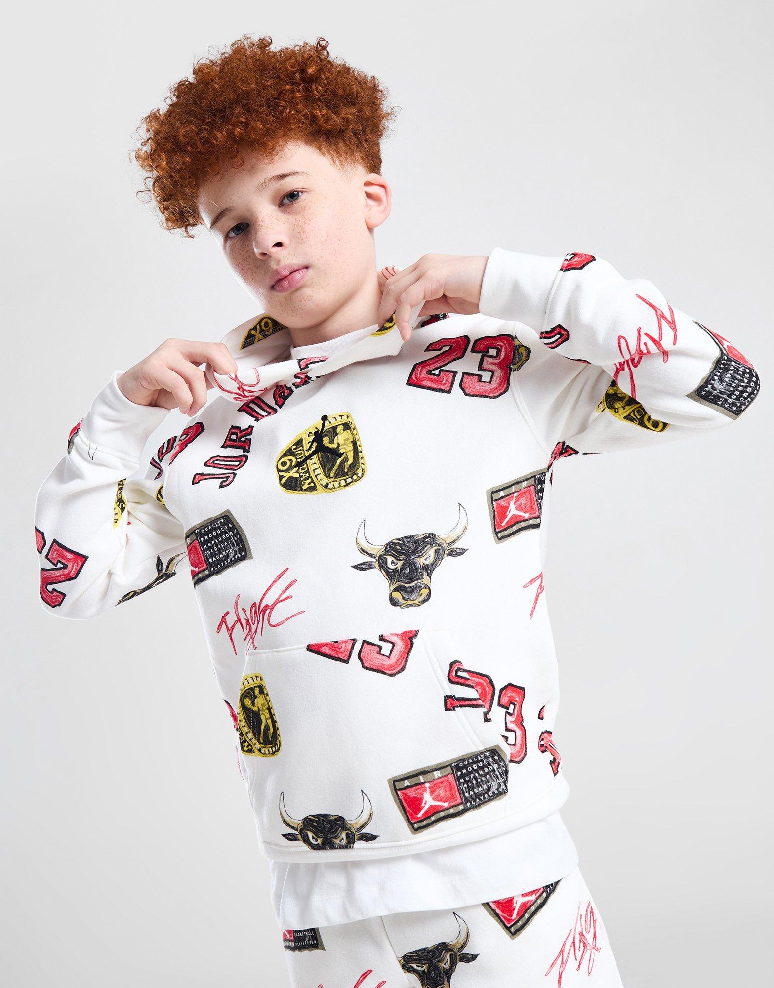 Jordan All-Over-Print Overhead Hoodie Kinder Jordan All-Over-Print Overhead Hoodie Kinder