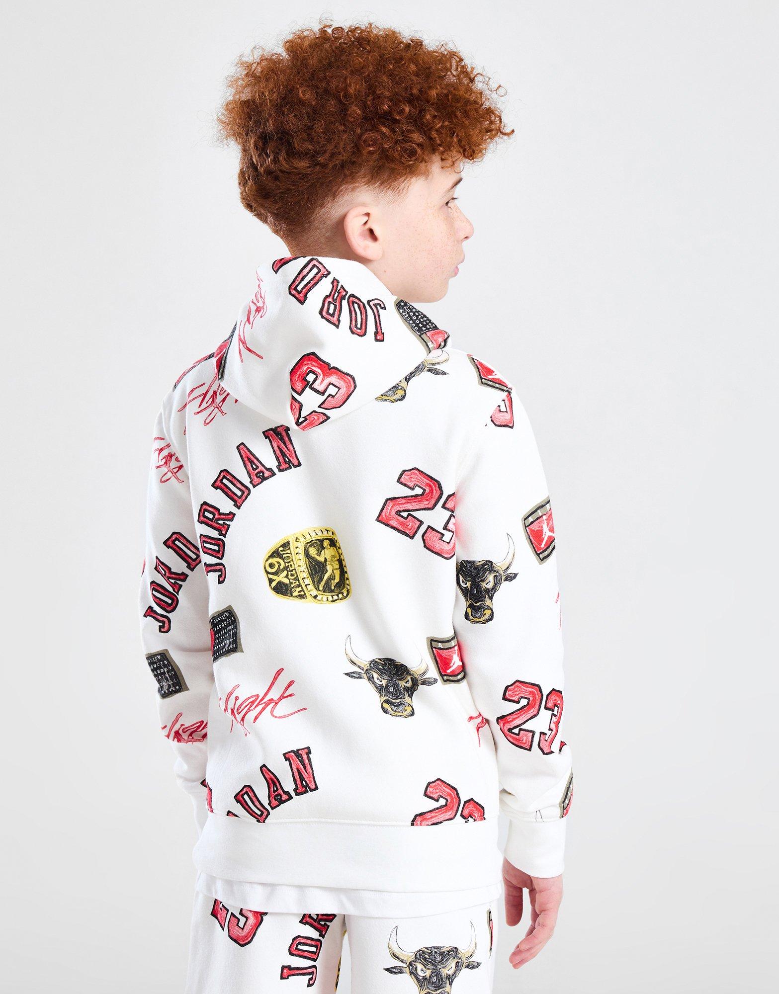 Jordan All-Over-Print Overhead Hoodie Kinder Jordan All-Over-Print Overhead Hoodie Kinder