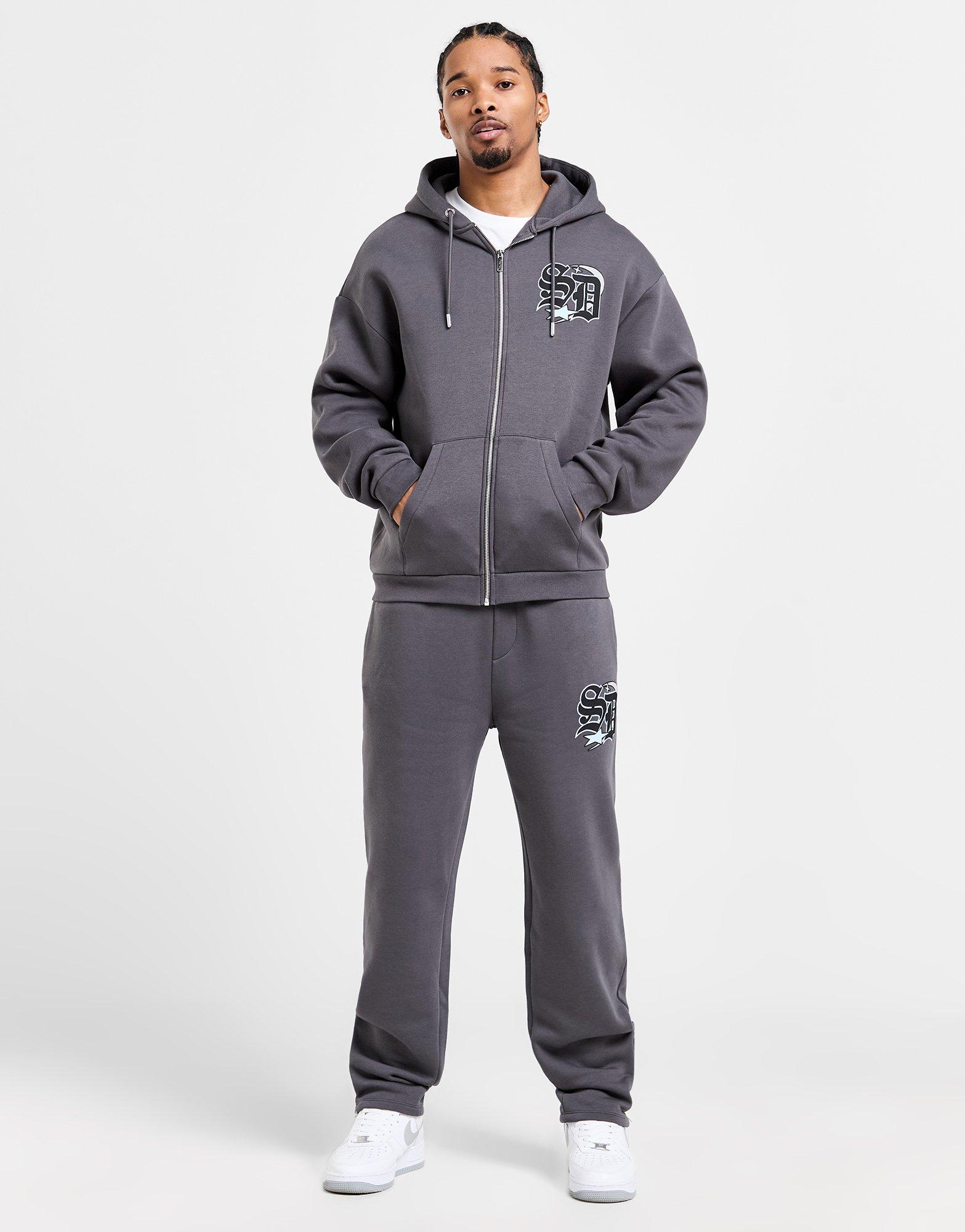 Supply & Demand Darted Hoodie mit durchgehendem Reißverschluss