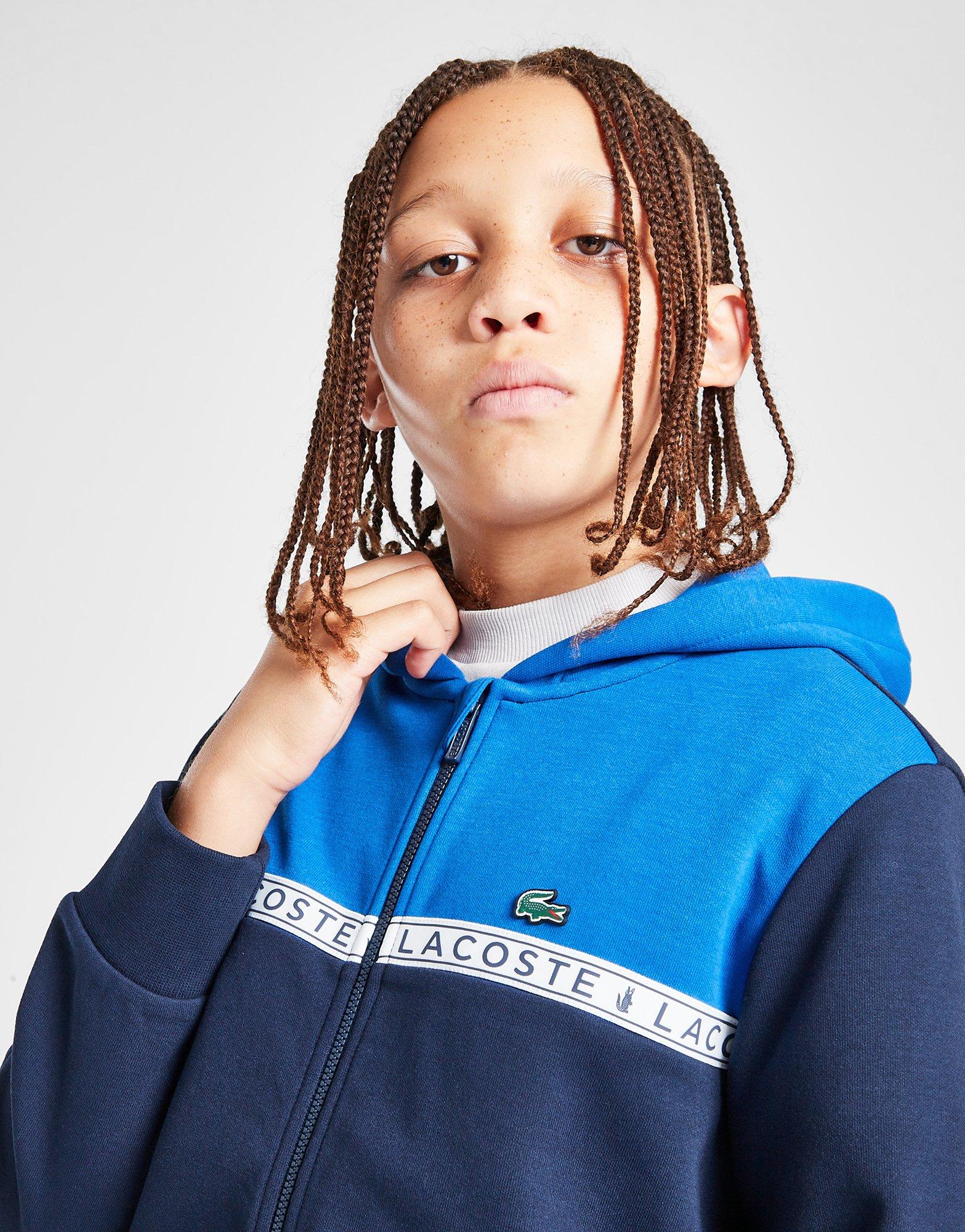 Lacoste Tape Zip Hoodie Kinder Lacoste Tape Zip Hoodie Kinder