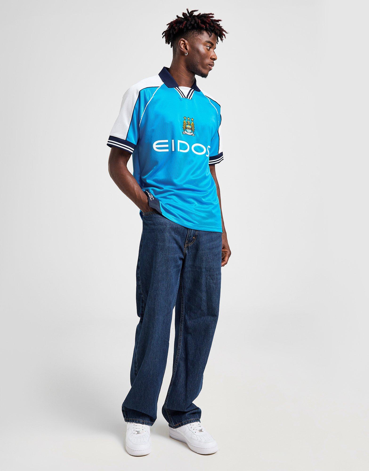 Score Draw Manchester City FC \'00 Retro Heim Shirt