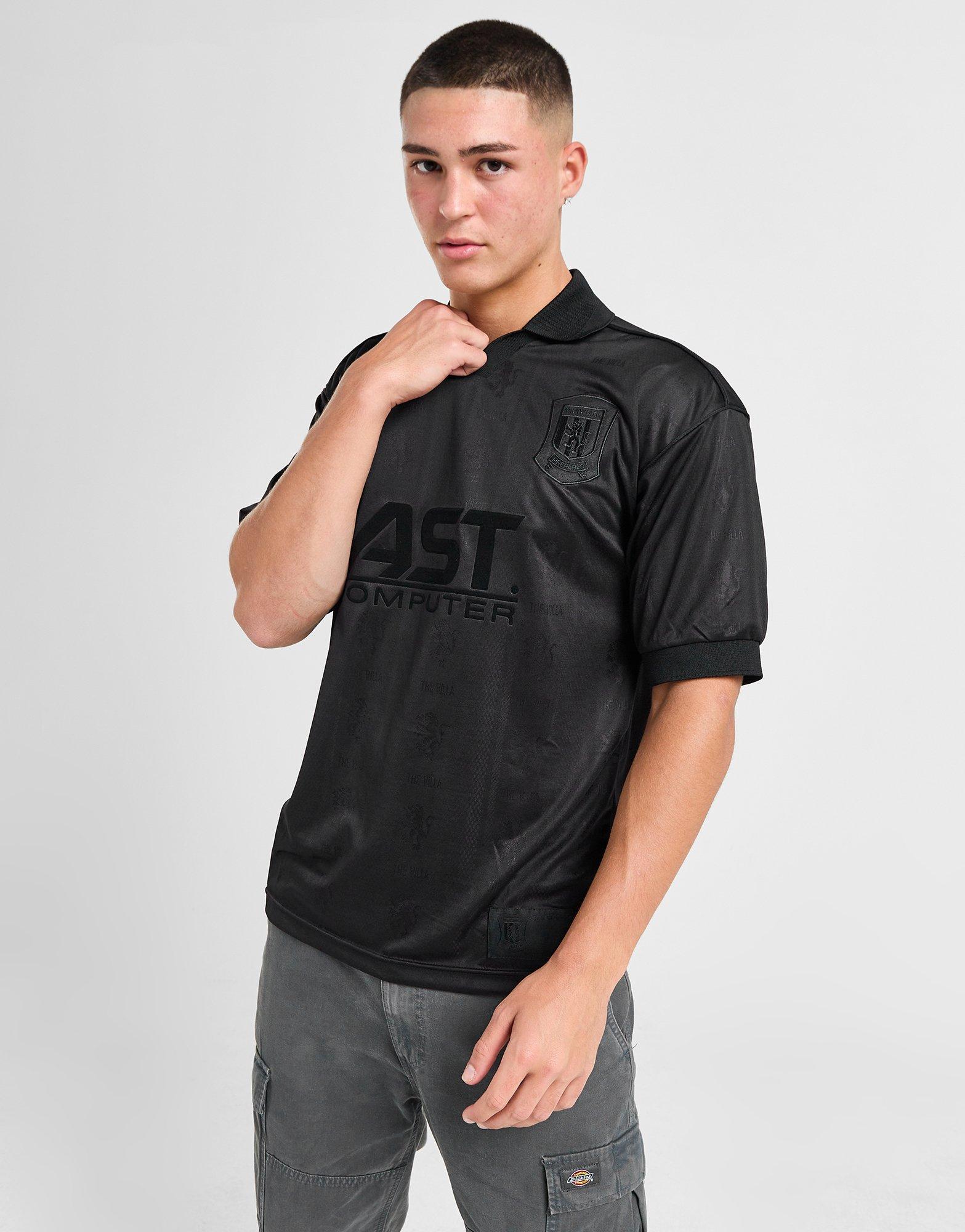 Score Draw Aston Villa \'96 Blackout Retro Shirt Score Draw Aston Villa \'96 Blackout Retro Shirt