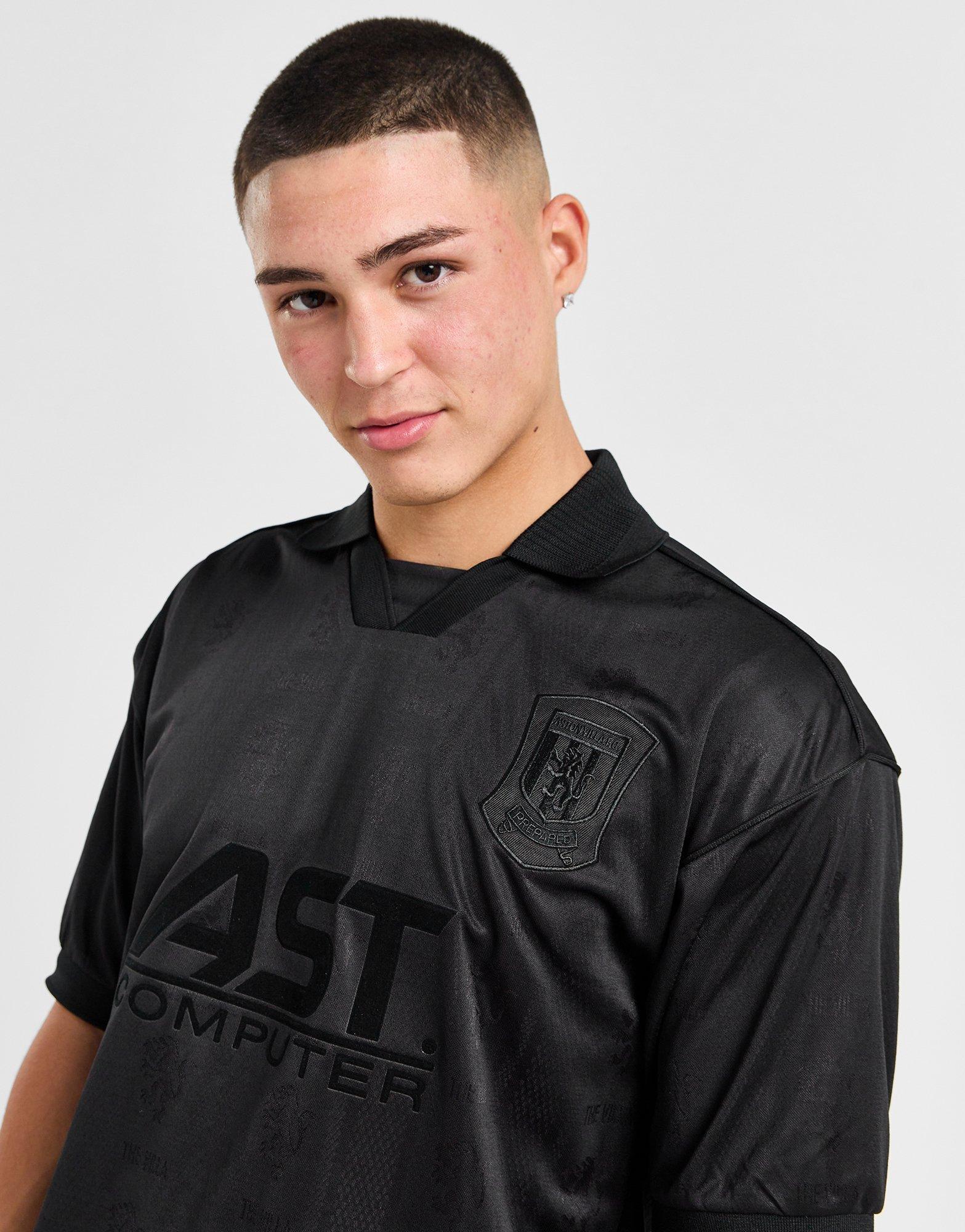 Score Draw Aston Villa \'96 Blackout Retro Shirt Score Draw Aston Villa \'96 Blackout Retro Shirt