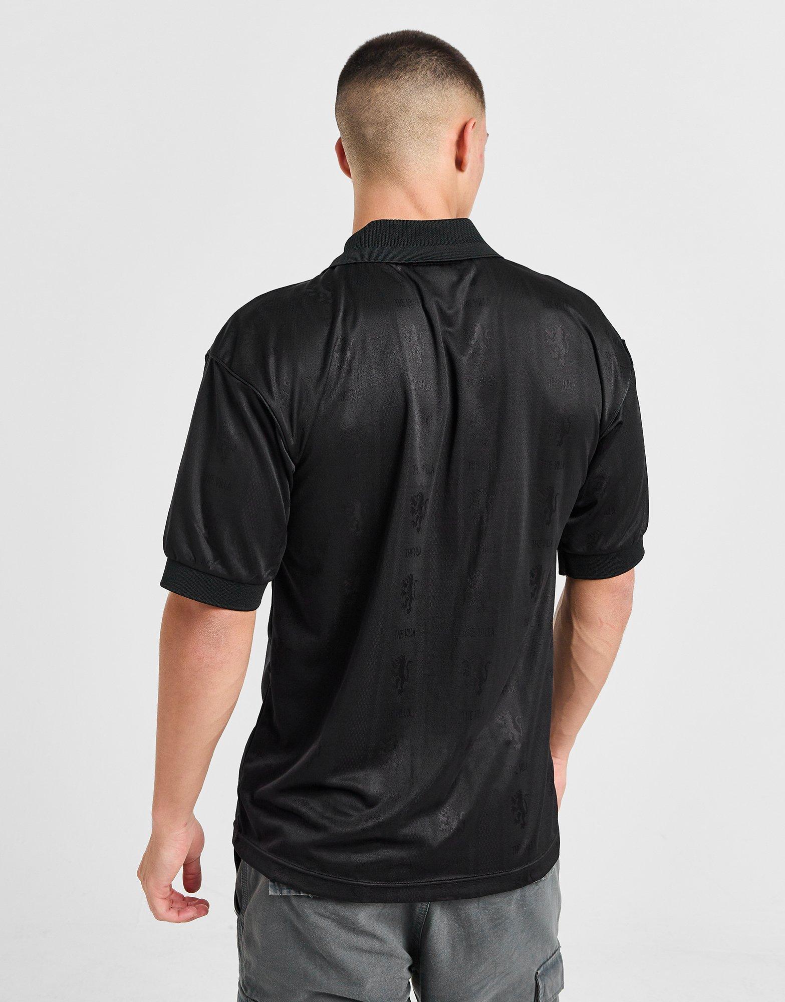 Score Draw Aston Villa \'96 Blackout Retro Shirt Score Draw Aston Villa \'96 Blackout Retro Shirt