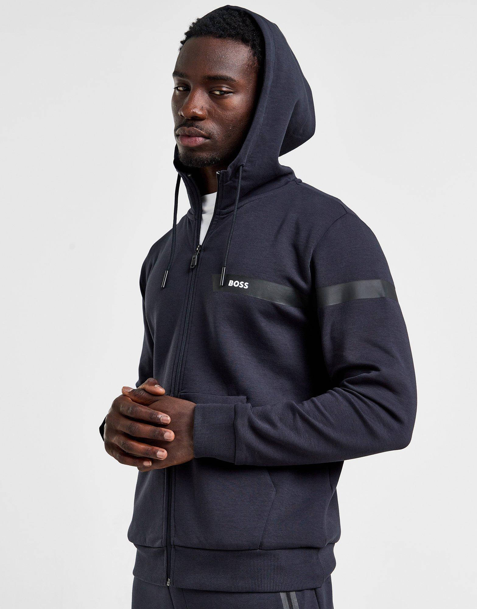 BOSS Stripe Saggy Hoodie