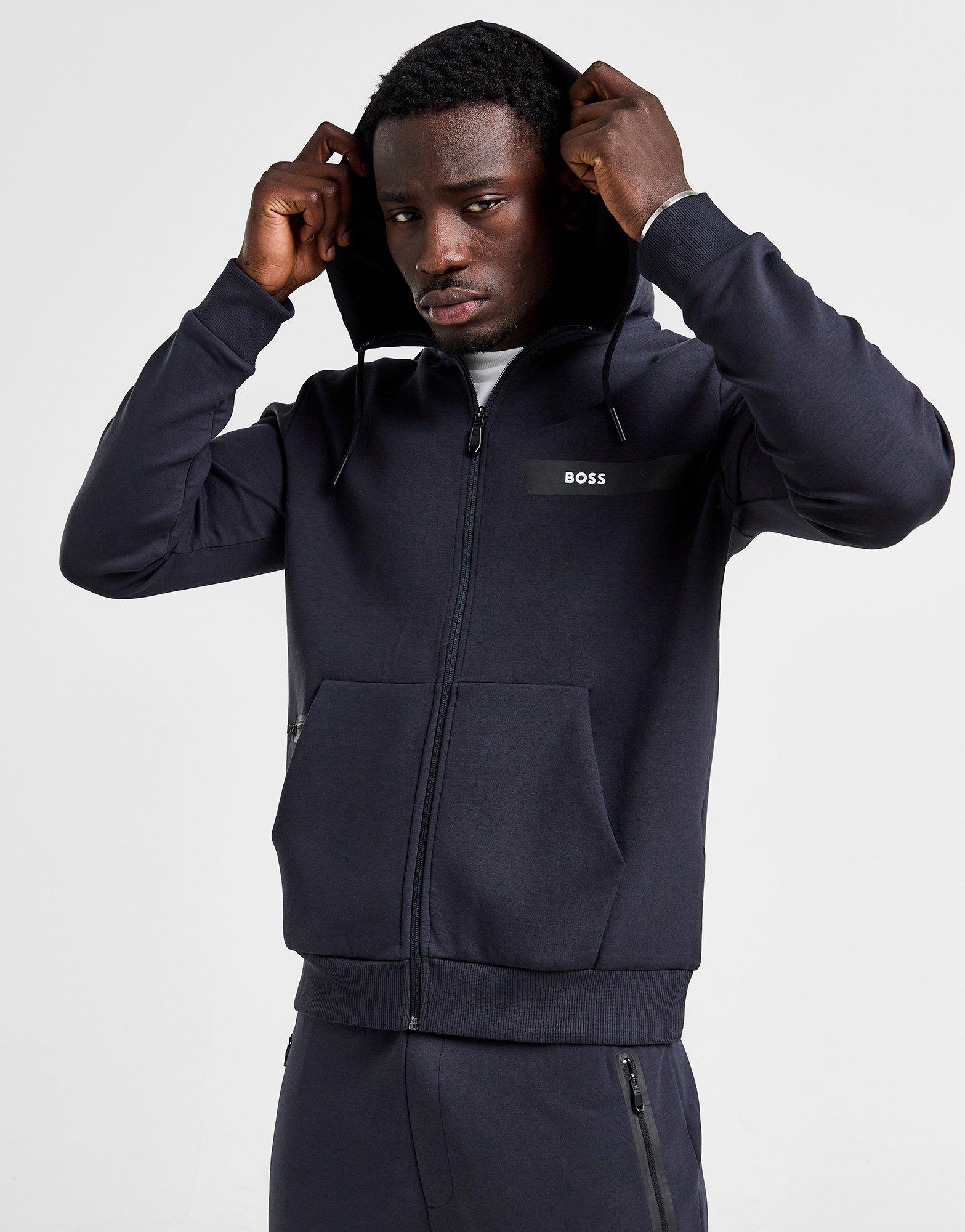 BOSS Stripe Saggy Hoodie