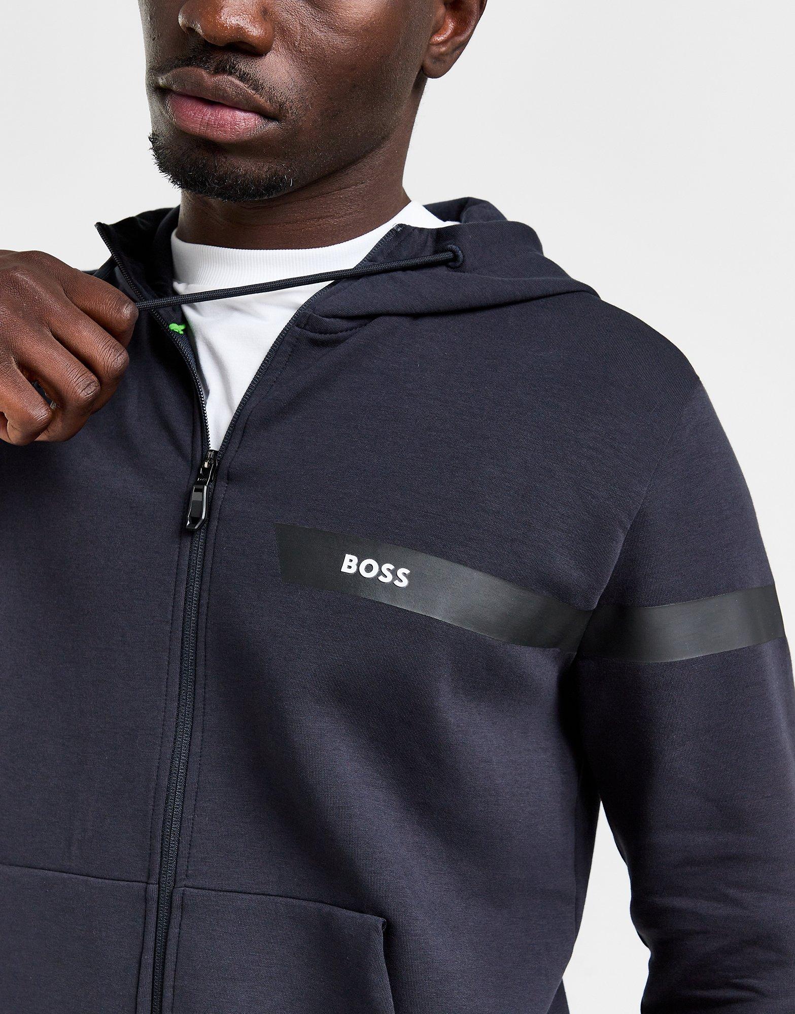 BOSS Stripe Saggy Hoodie