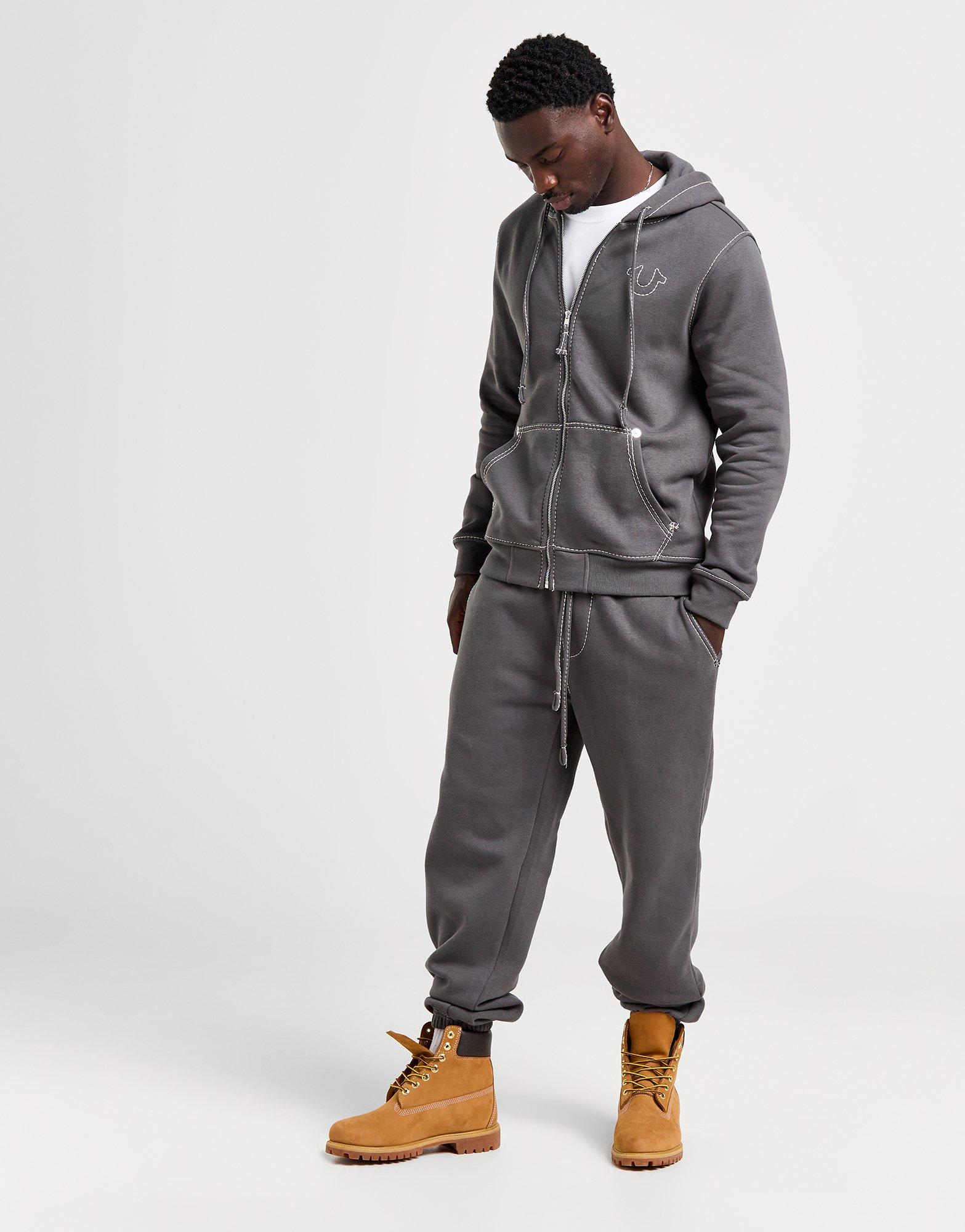 True Religion Big T Zip Through Hoodie