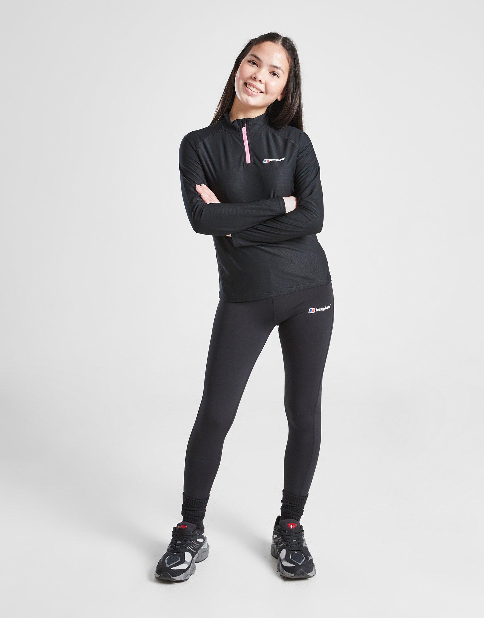 Berghaus Girls\' Fitness Stride 1/4 Zip Top Kinder