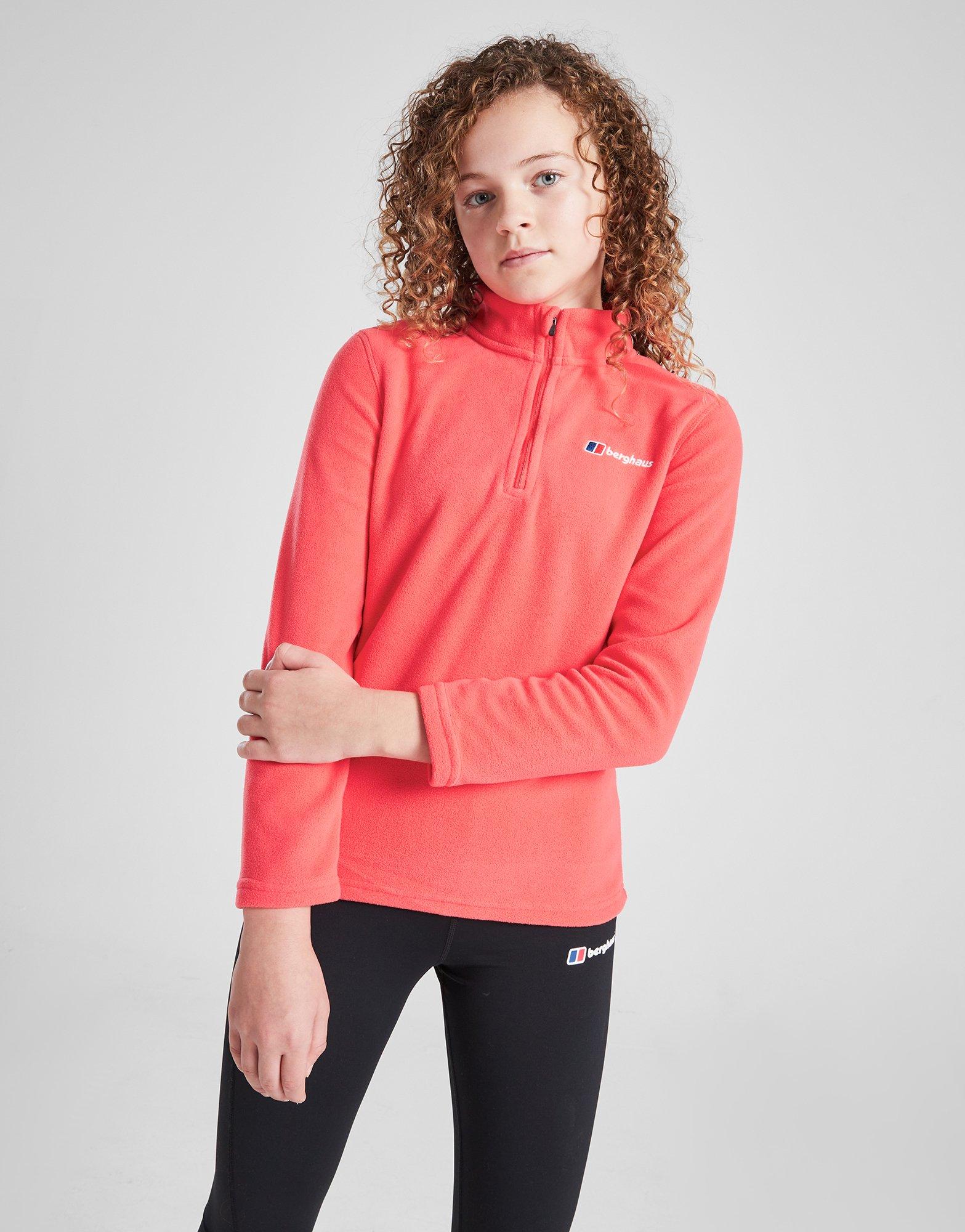 Berghaus Girls\' Polar Fleece 1/4 Zip Top Kinder Berghaus Girls\' Polar Fleece 1/4 Zip Top Kinder