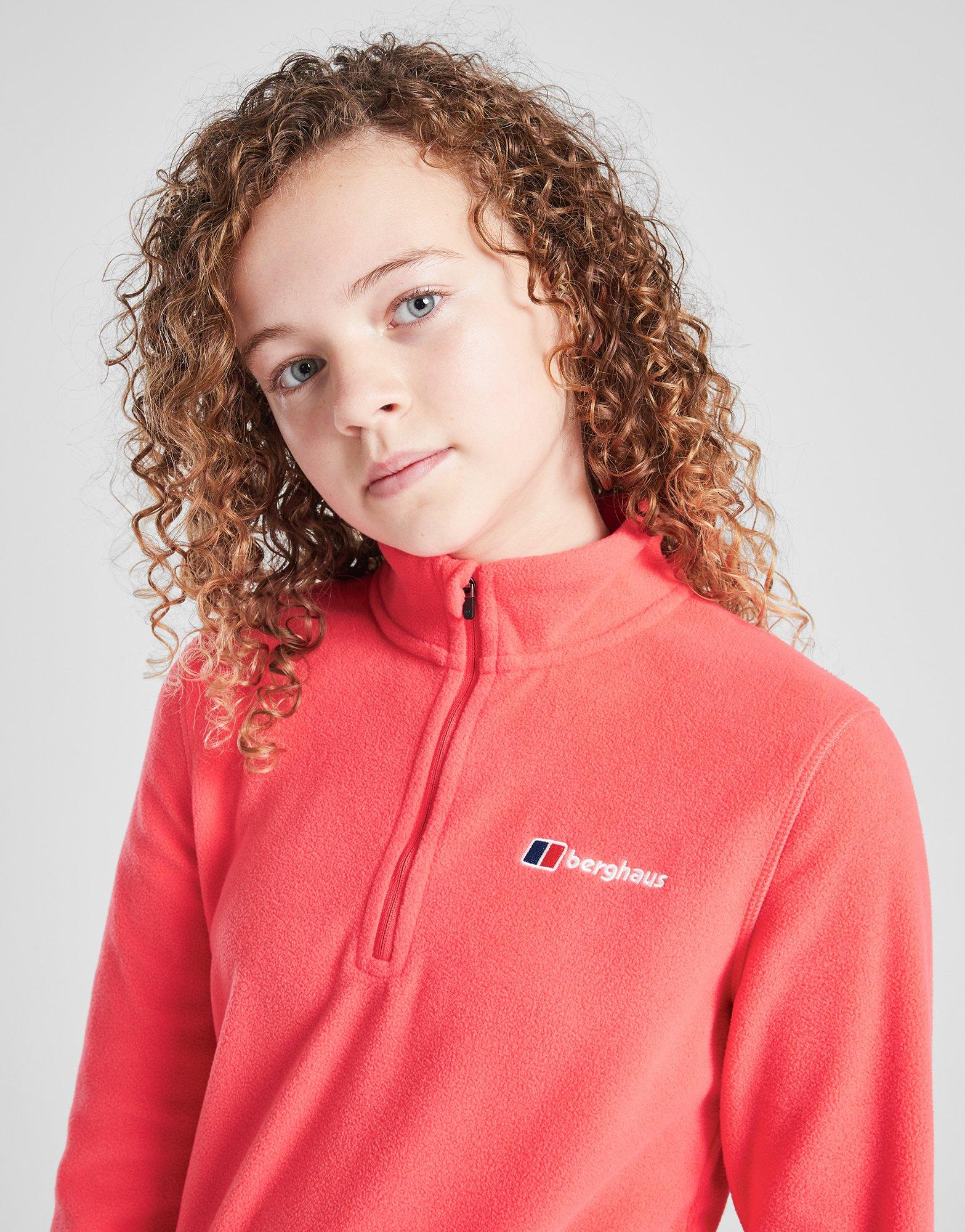 Berghaus Girls\' Polar Fleece 1/4 Zip Top Kinder Berghaus Girls\' Polar Fleece 1/4 Zip Top Kinder