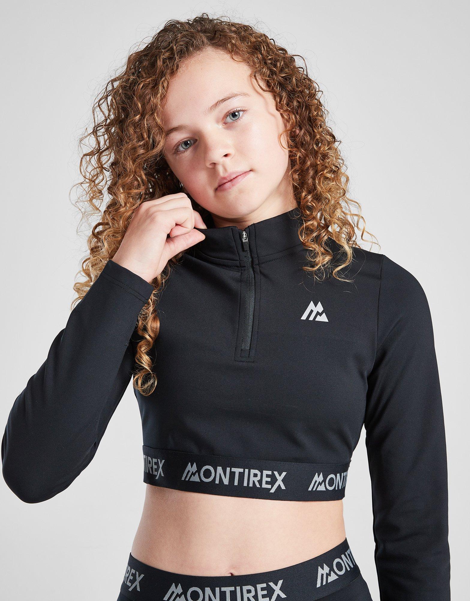 MONTIREX Girls\' Icon 1/4 Zip Top Kinder