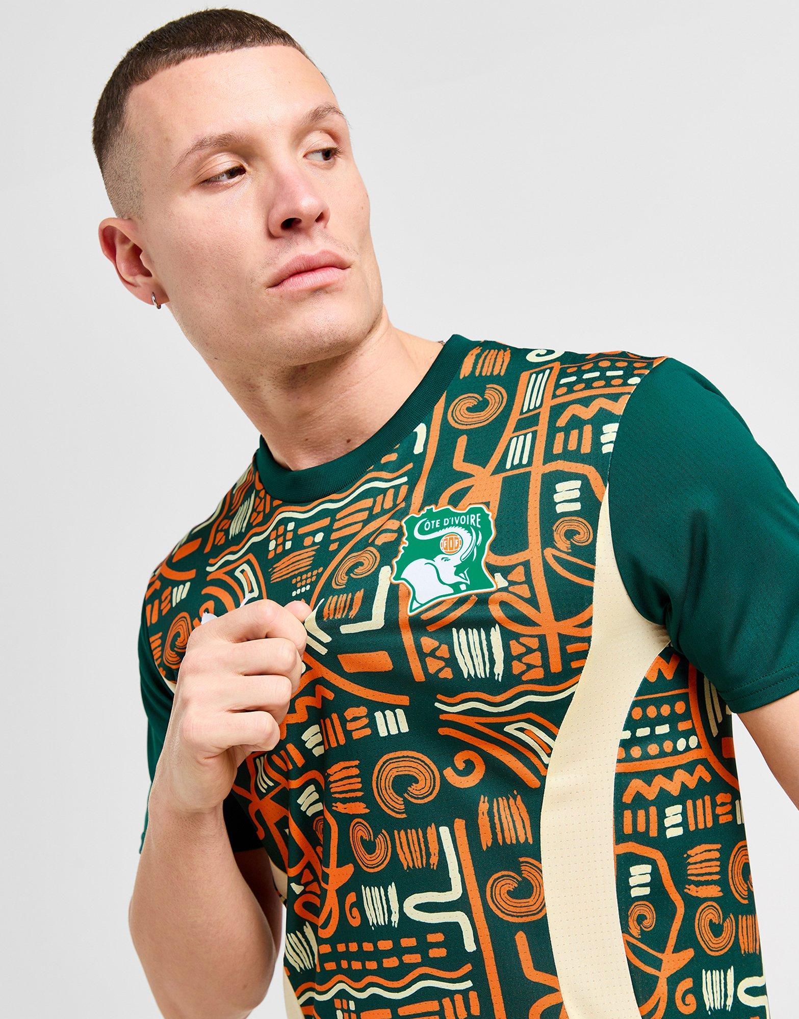 PUMA Ivory Coast Pre-Match Shirt PUMA Ivory Coast Pre-Match Shirt