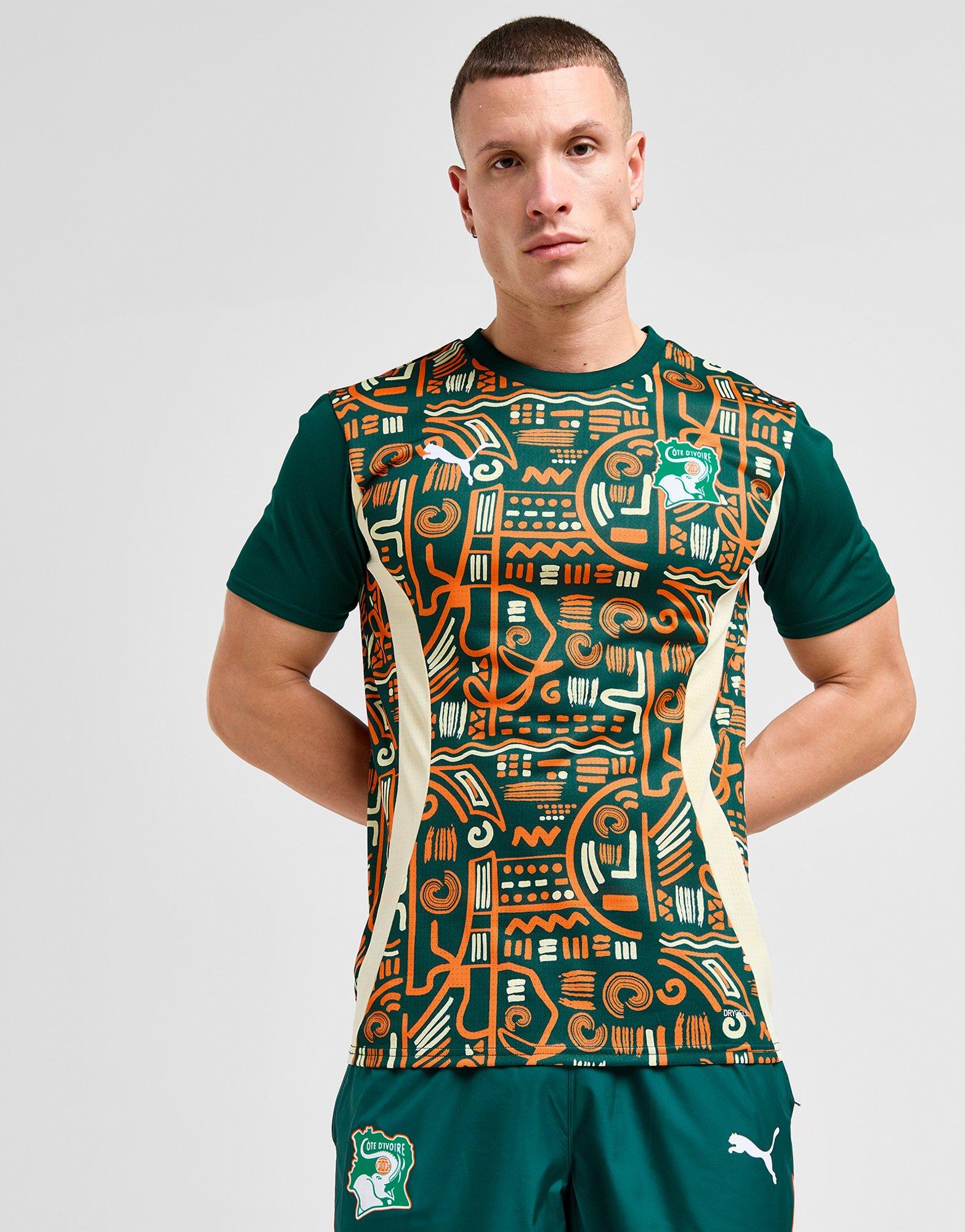 PUMA Ivory Coast Pre-Match Shirt PUMA Ivory Coast Pre-Match Shirt