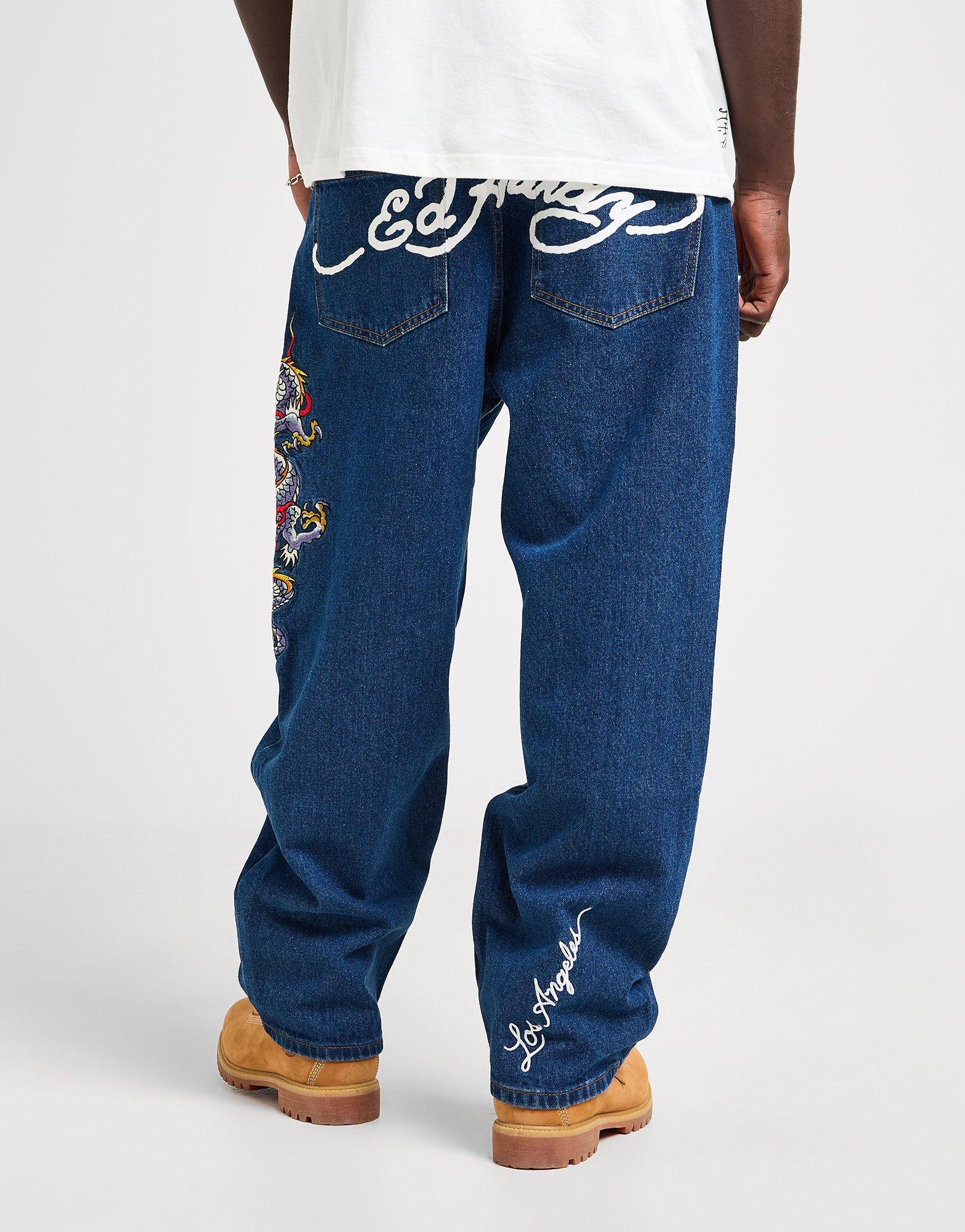 Ed Hardy Dragon Baggy Jeans