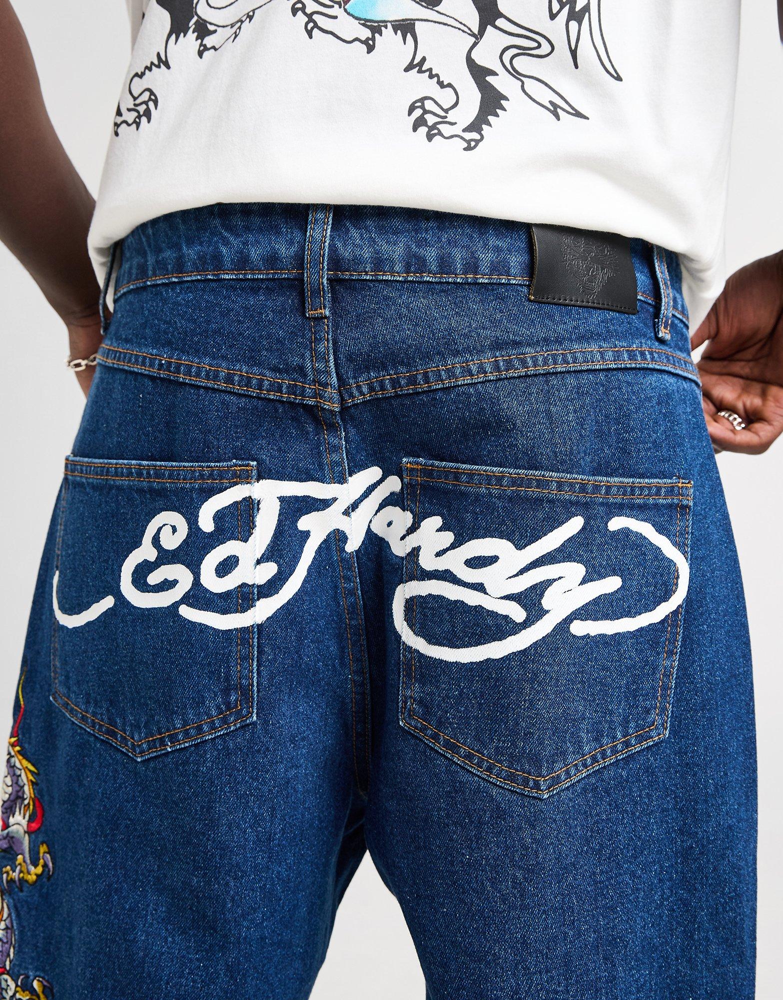 Ed Hardy Dragon Baggy Jeans