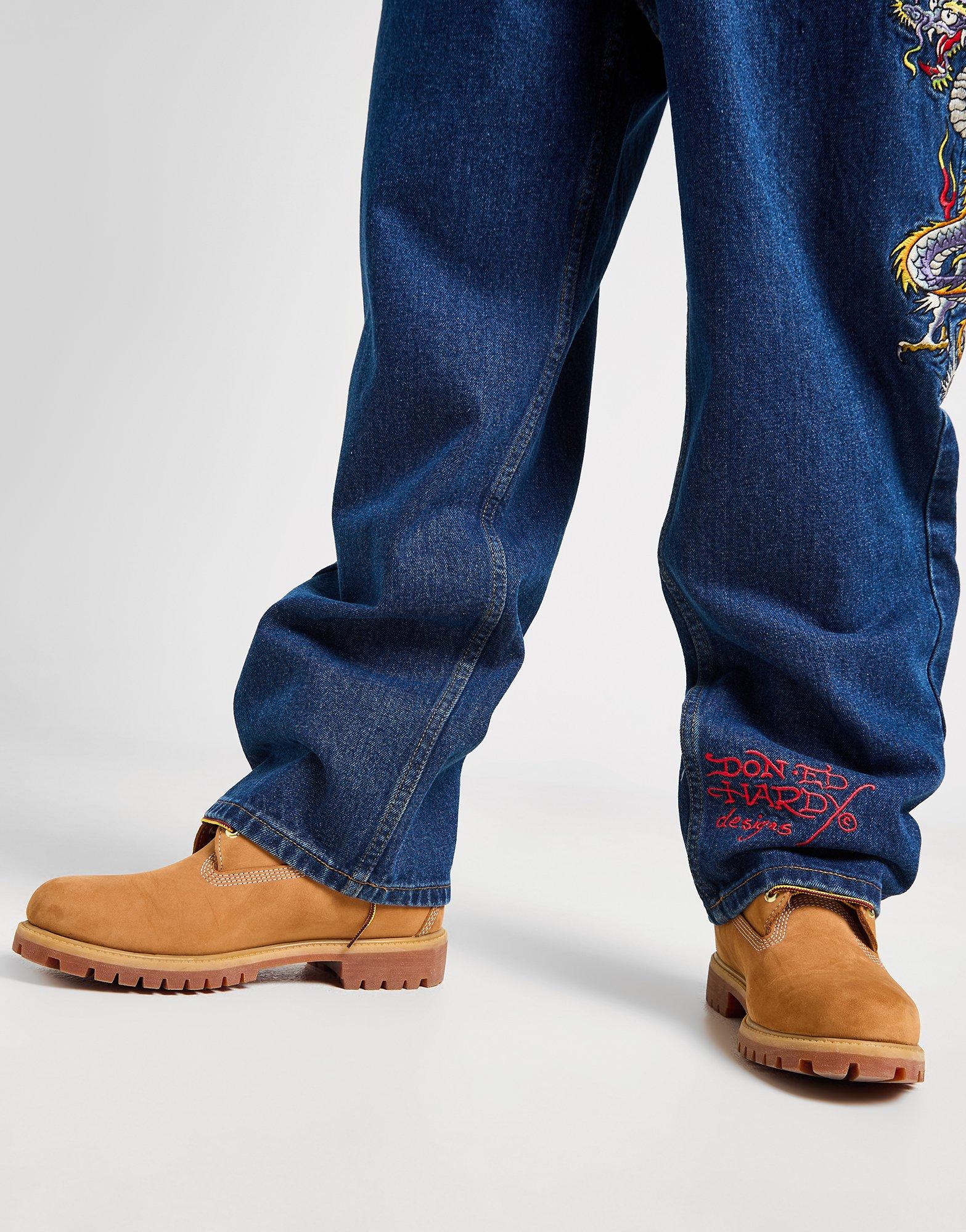 Ed Hardy Dragon Baggy Jeans