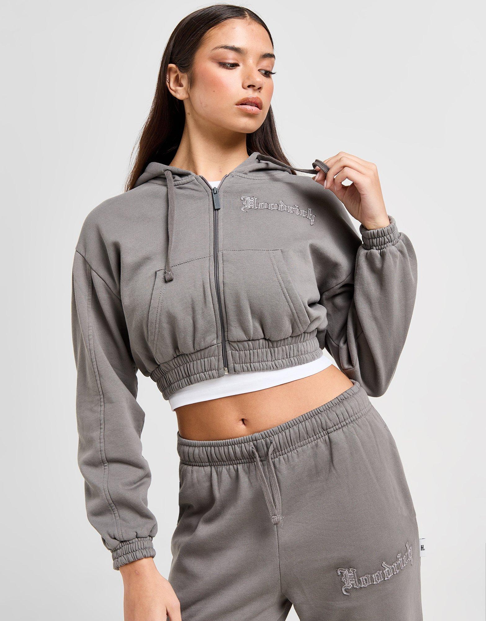 Hoodrich Tagra Full Zip Cropped Hoodie