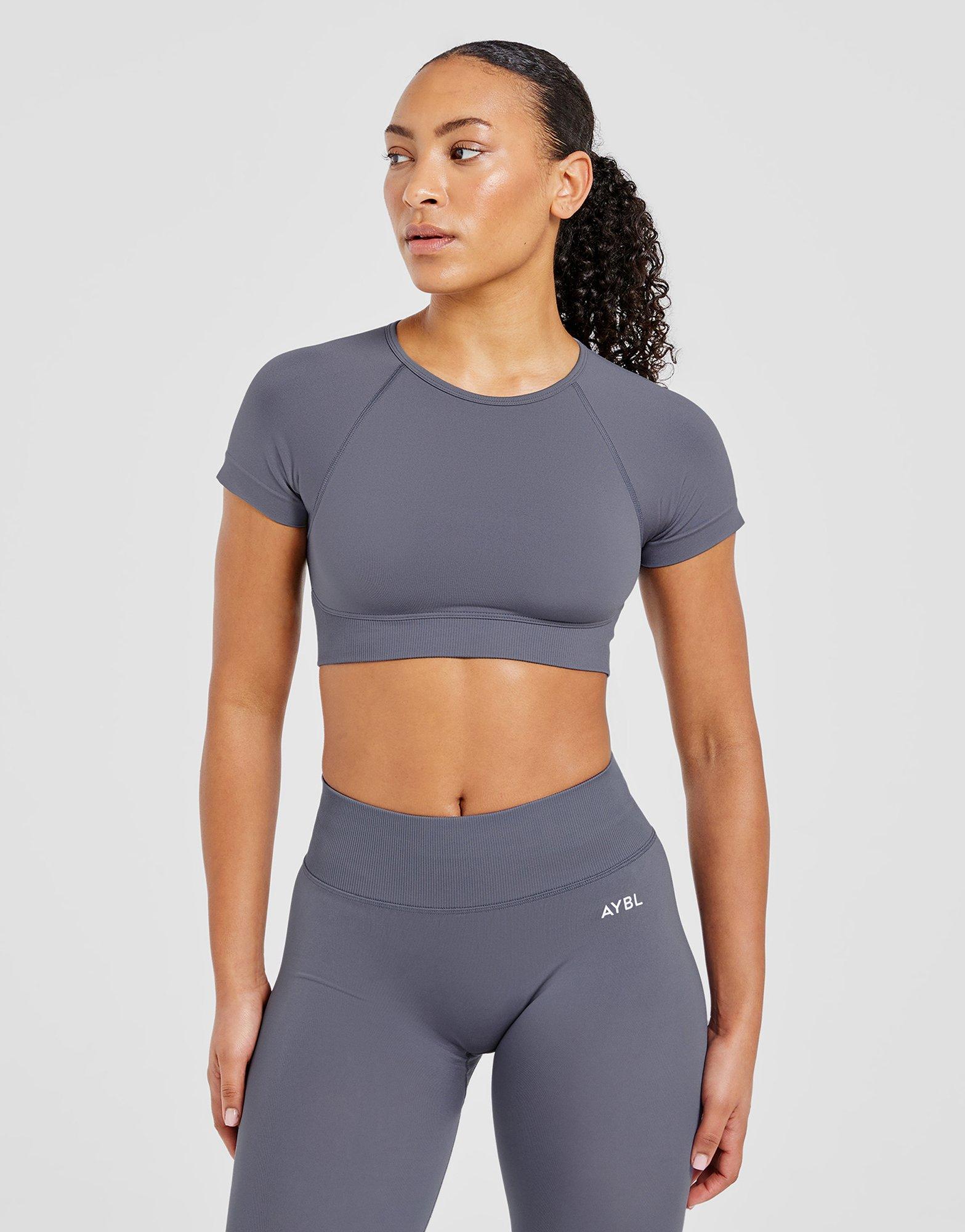 AYBL Adapt Seamless Short Sleeve Crop Top