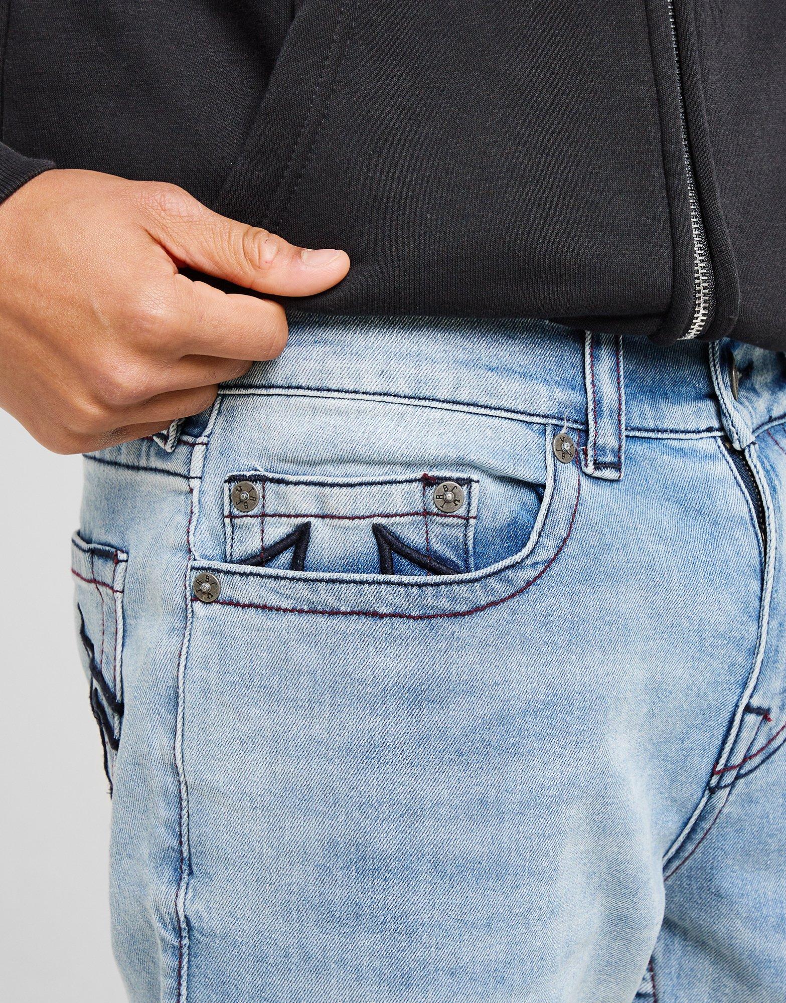 True Religion Geno Embossed Jeans