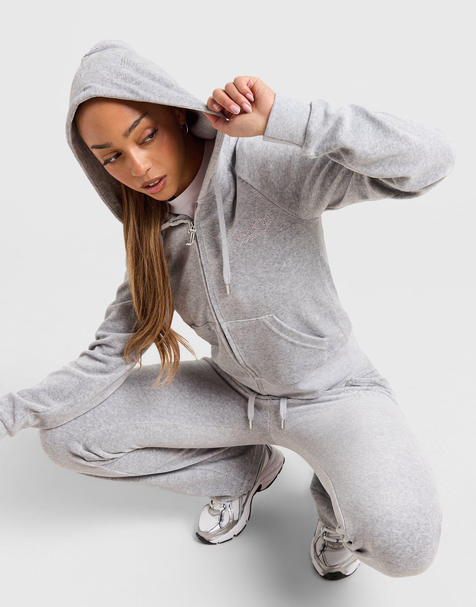 JUICY COUTURE Diamante Logo Hoodie