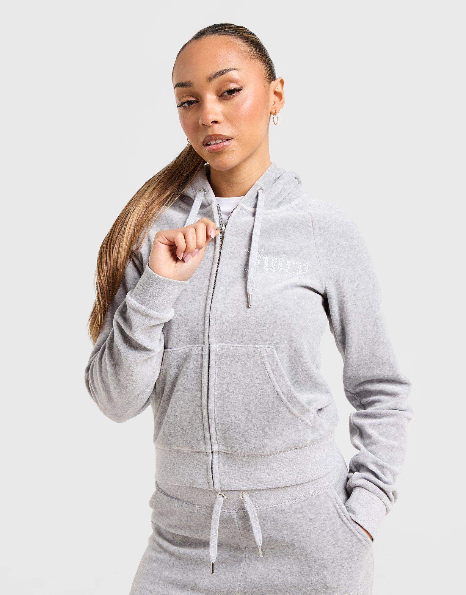 JUICY COUTURE Diamante Logo Hoodie